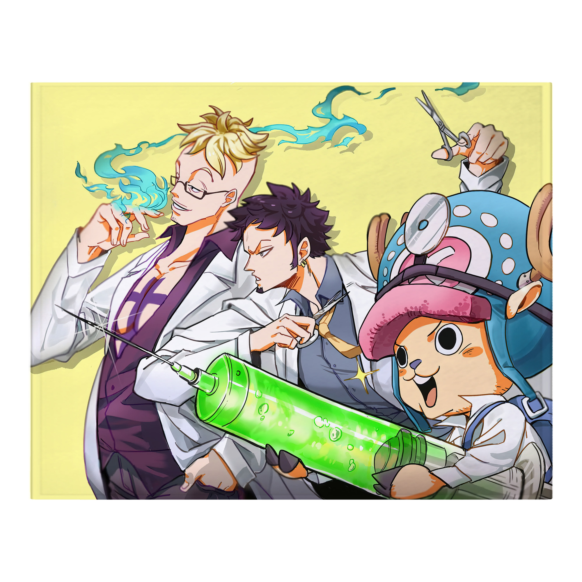 （画像用） ワンピース ONE PIECE フランネルブランケット・多サイズ対応（横型）