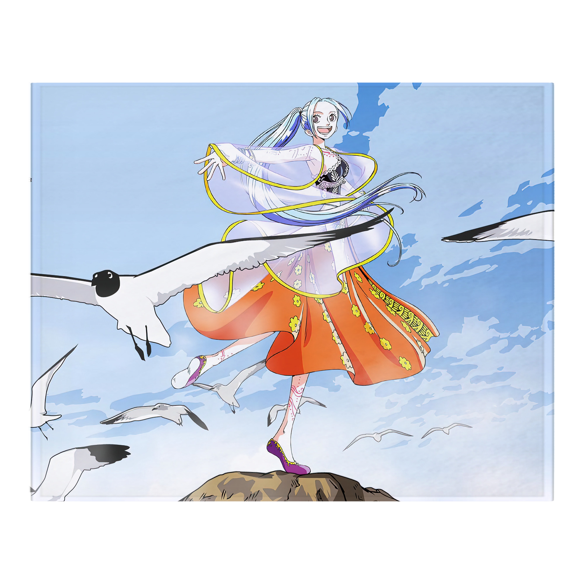 （画像用） ワンピース ONE PIECE フランネルブランケット・多サイズ対応（横型）