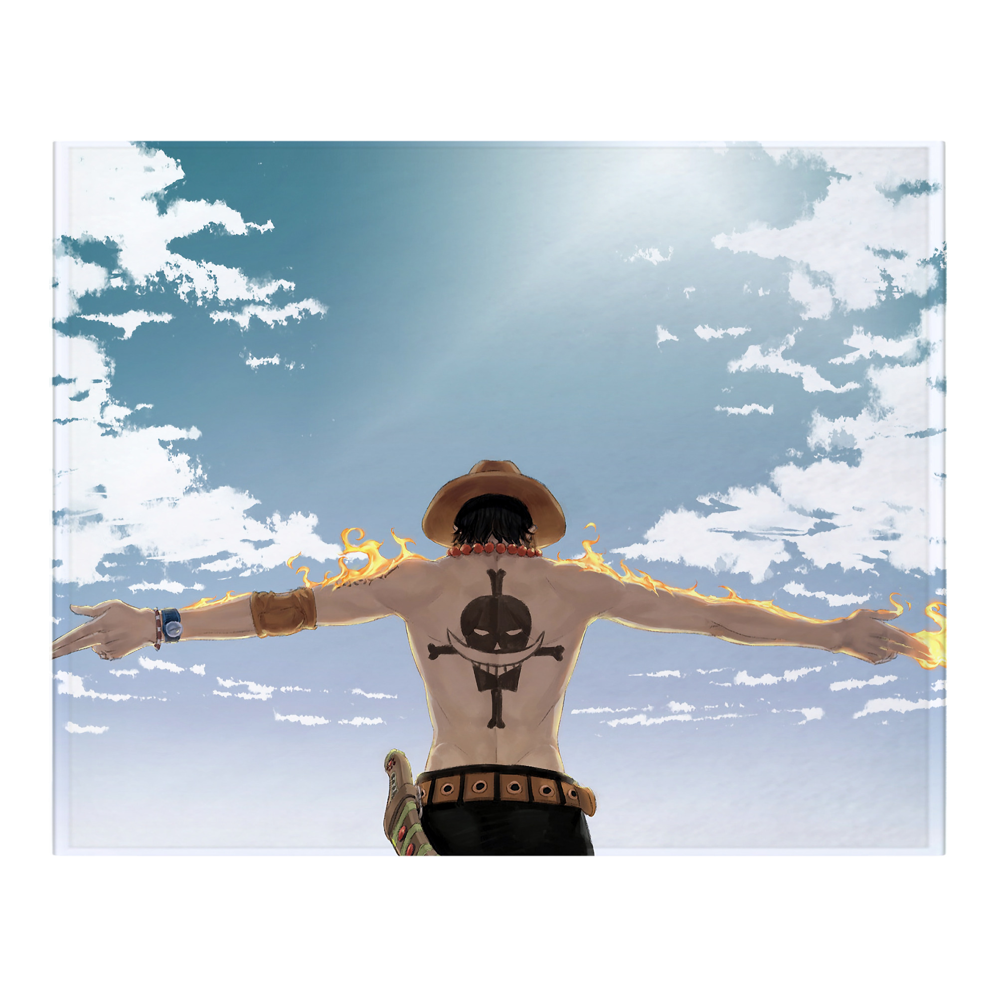（画像用） ワンピース ONE PIECE フランネルブランケット・多サイズ対応（横型）