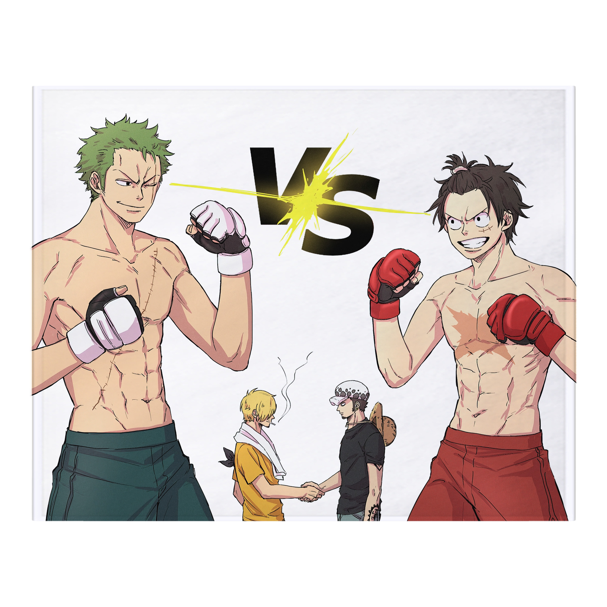 （画像用） ワンピース ONE PIECE フランネルブランケット・多サイズ対応（横型）