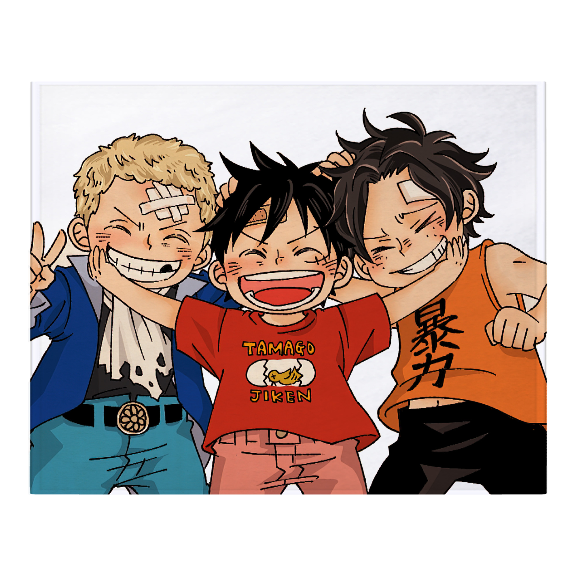 （画像用） ワンピース ONE PIECE フランネルブランケット・多サイズ対応（横型）