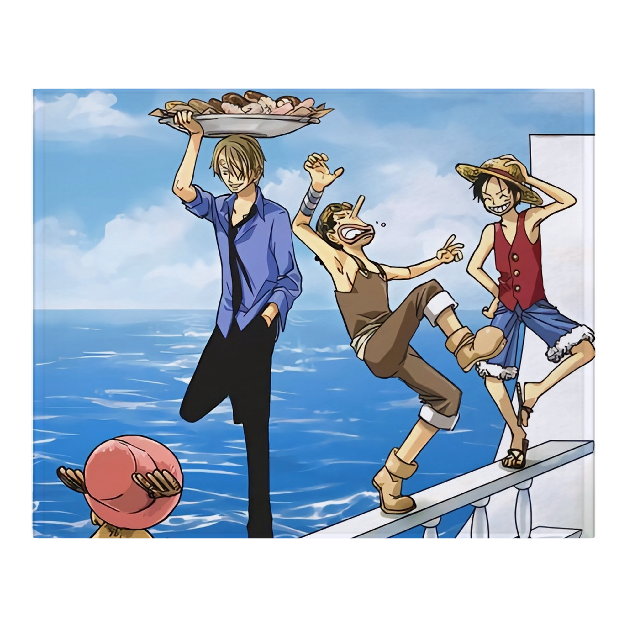 （画像用） ワンピース ONE PIECE フランネルブランケット・多サイズ対応（横型）