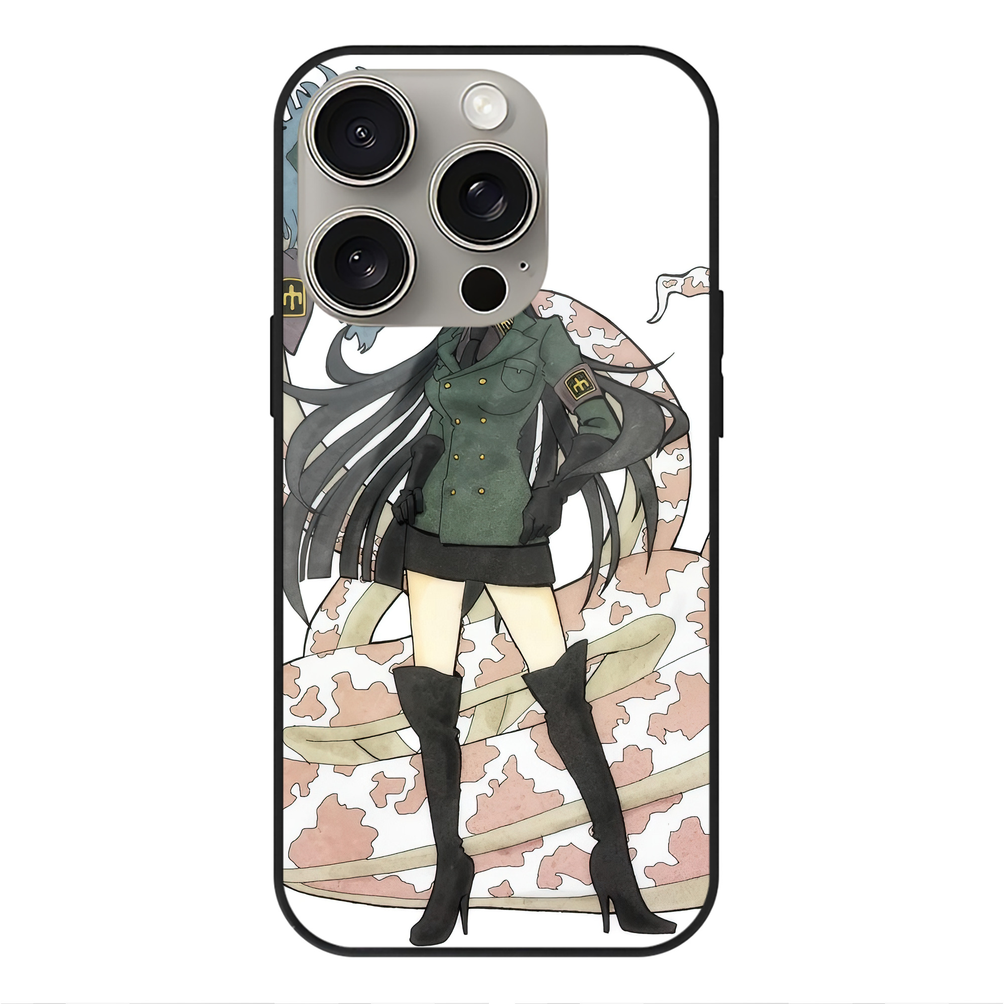 （画像用） ワンピース ONE PIECE 【iPhone15Pro対応】スマホケース 耐衝撃＆黄変防止 背面ガラス