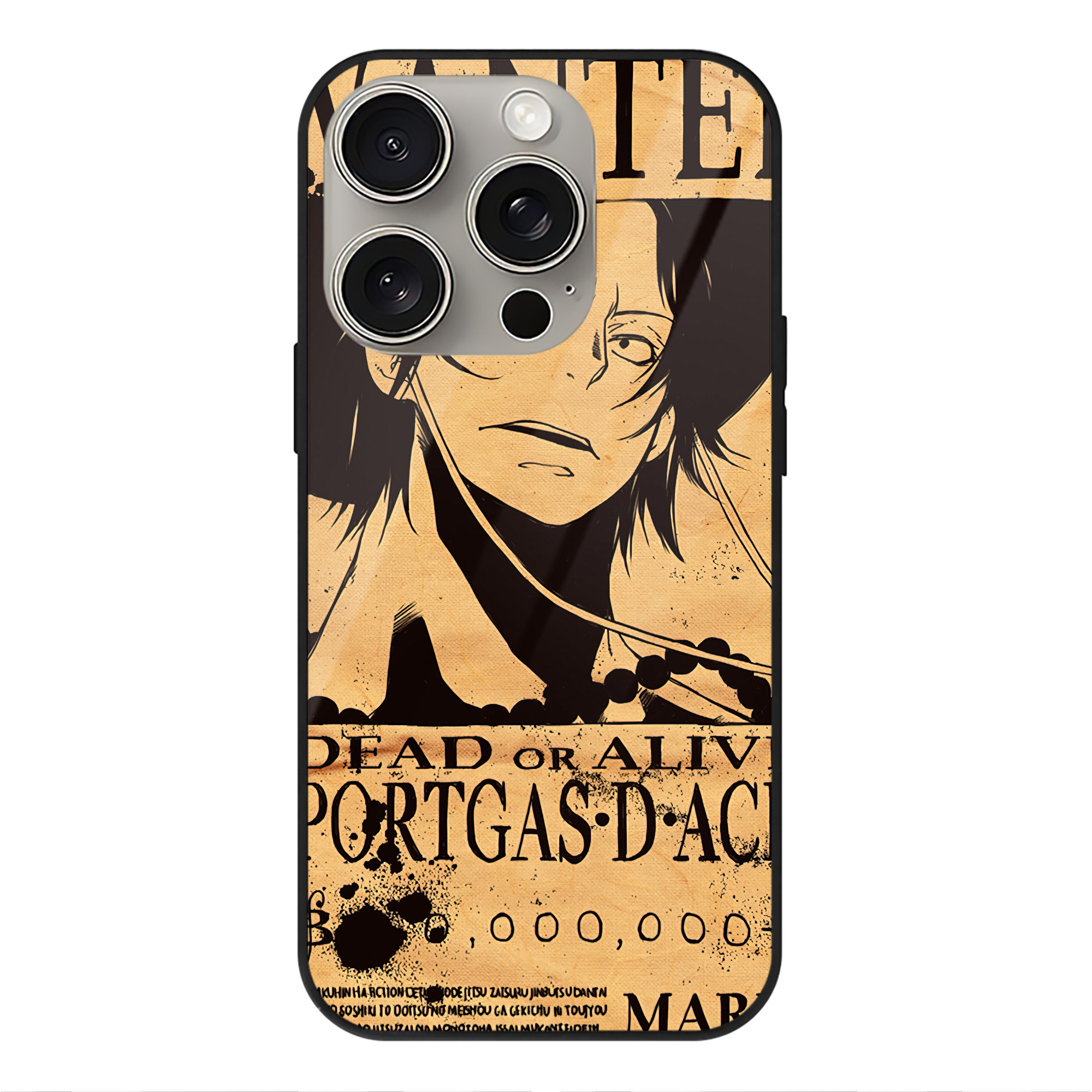 （画像用） ワンピース ONE PIECE 【iPhone15Pro対応】スマホケース 耐衝撃＆黄変防止 背面ガラス