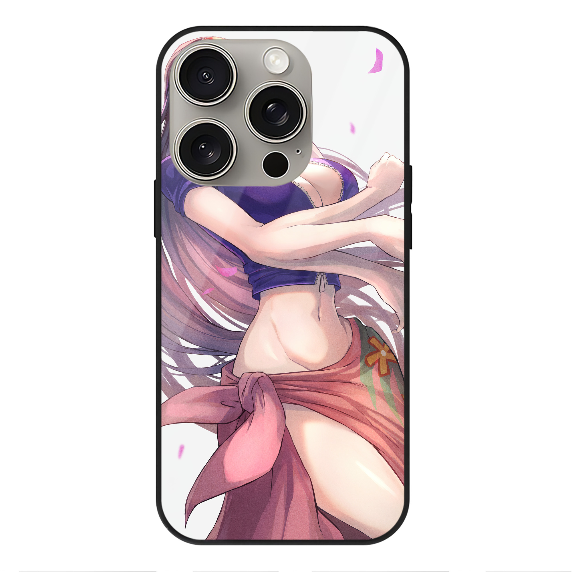 （画像用） ワンピース ONE PIECE 【iPhone15Pro対応】スマホケース 耐衝撃＆黄変防止 背面ガラス