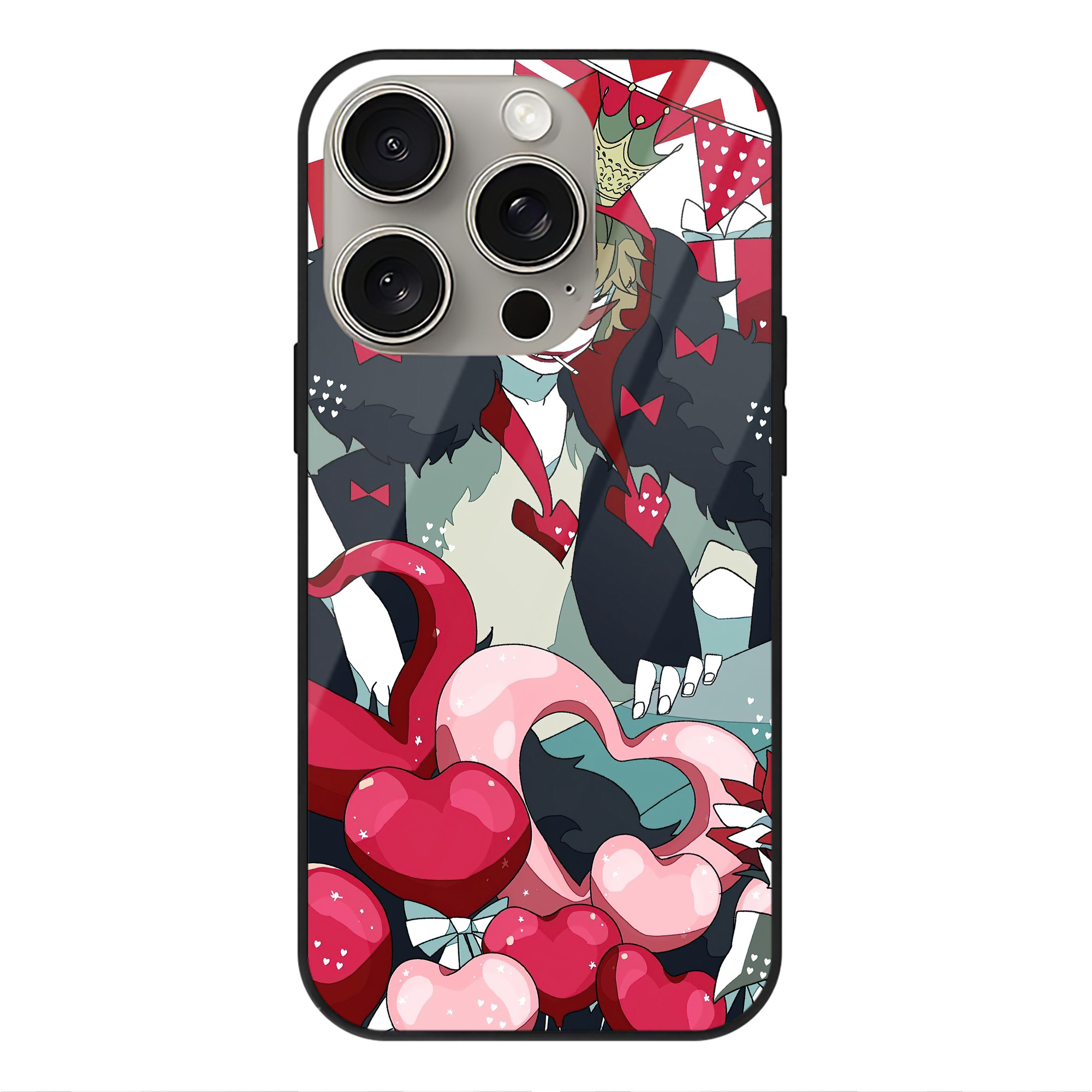 （画像用） ワンピース ONE PIECE 【iPhone15Pro対応】スマホケース 耐衝撃＆黄変防止 背面ガラス