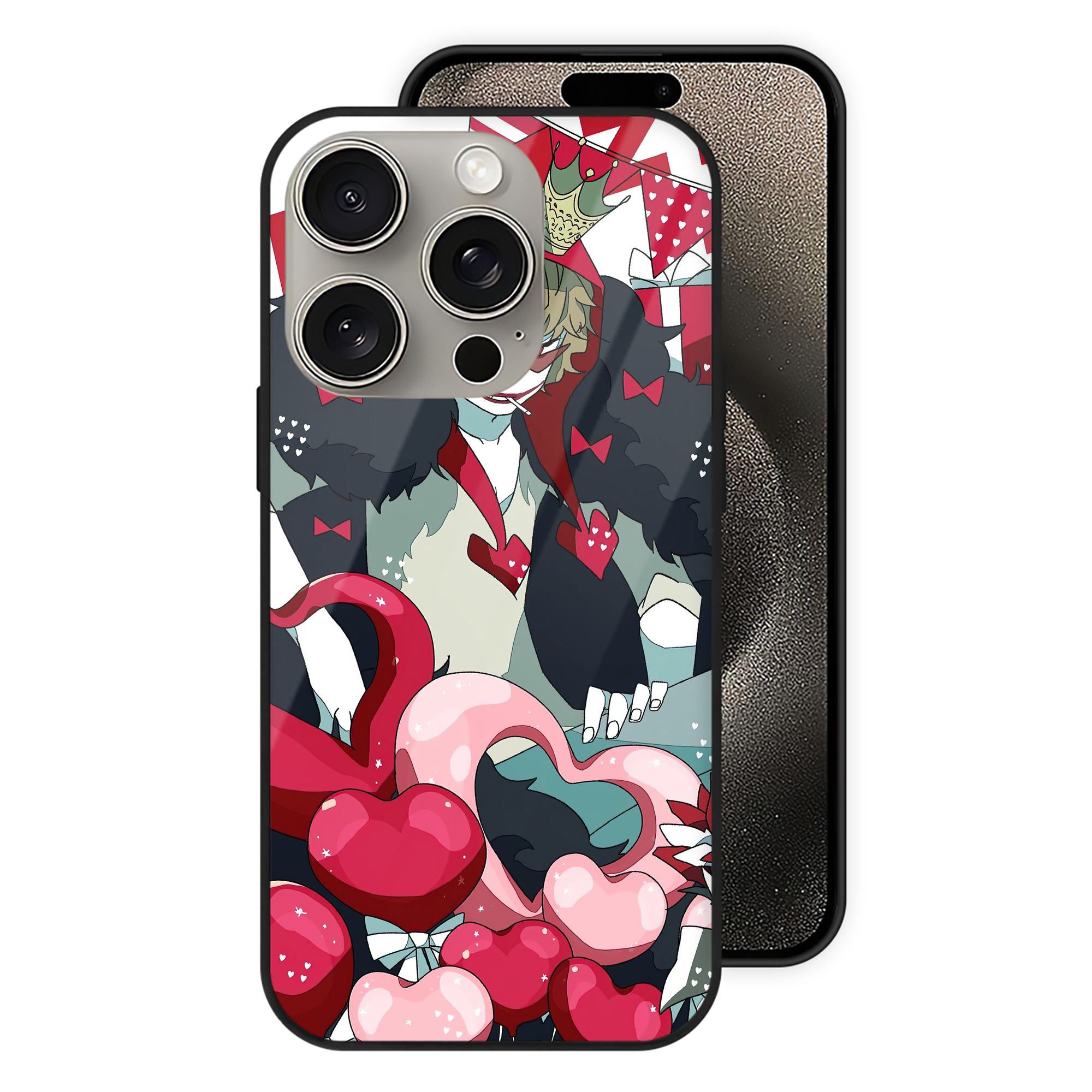 ワンピース ONE PIECE 【iPhone15Pro対応】スマホケース 耐衝撃＆黄変防止 背面ガラス