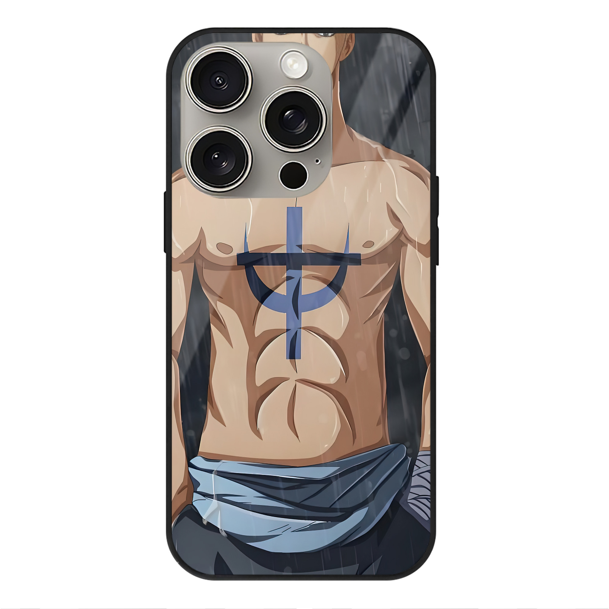 （画像用） ワンピース ONE PIECE 【iPhone15Pro対応】スマホケース 耐衝撃＆黄変防止 背面ガラス