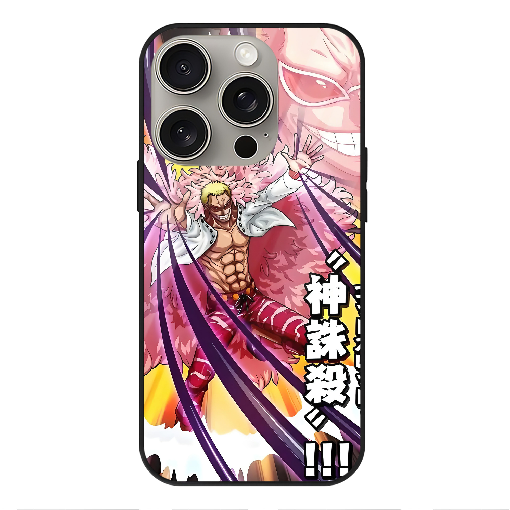 （画像用） ワンピース ONE PIECE 【iPhone15Pro対応】スマホケース 耐衝撃＆黄変防止 背面ガラス