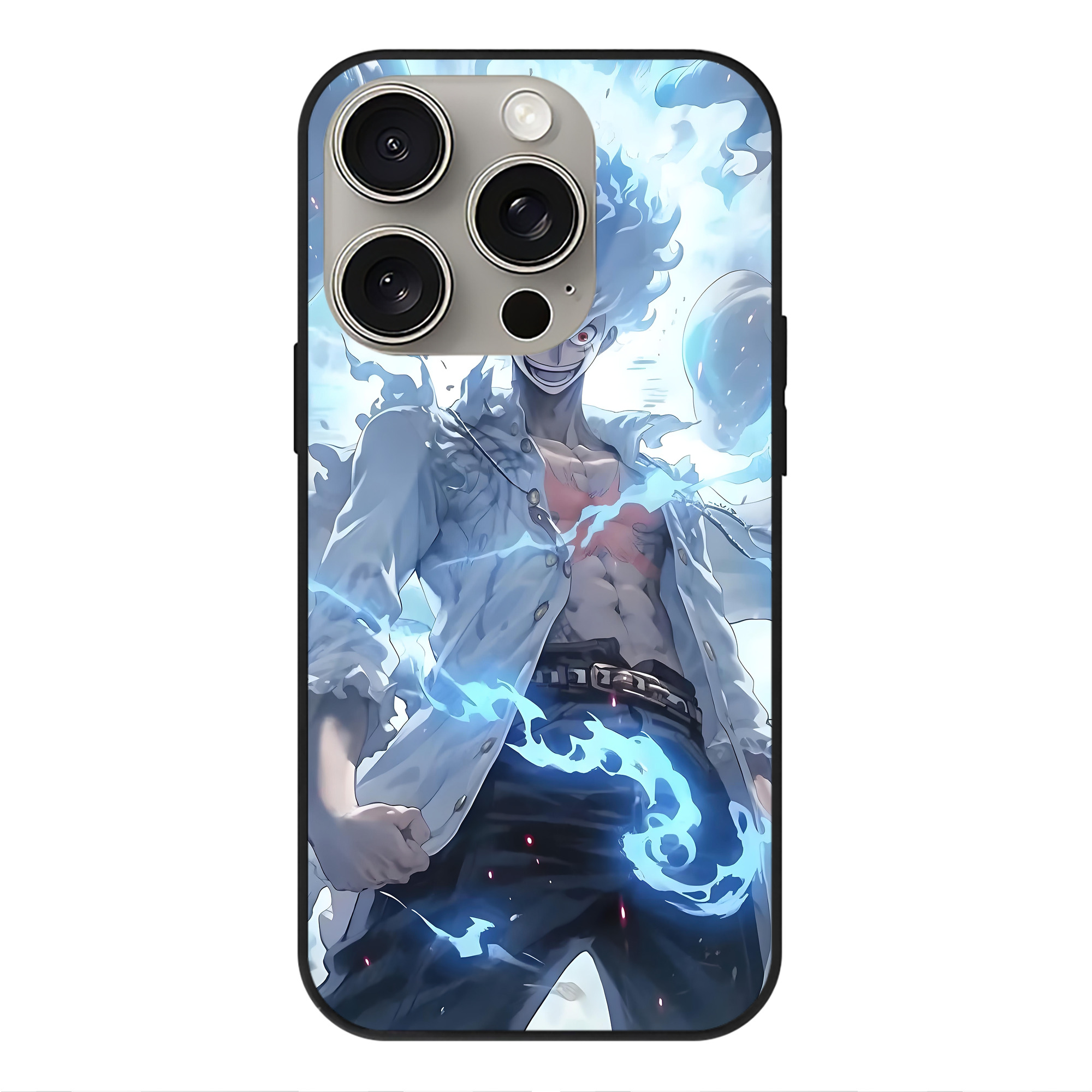 （画像用） ワンピース ONE PIECE 【iPhone15Pro対応】スマホケース 耐衝撃＆黄変防止 背面ガラス