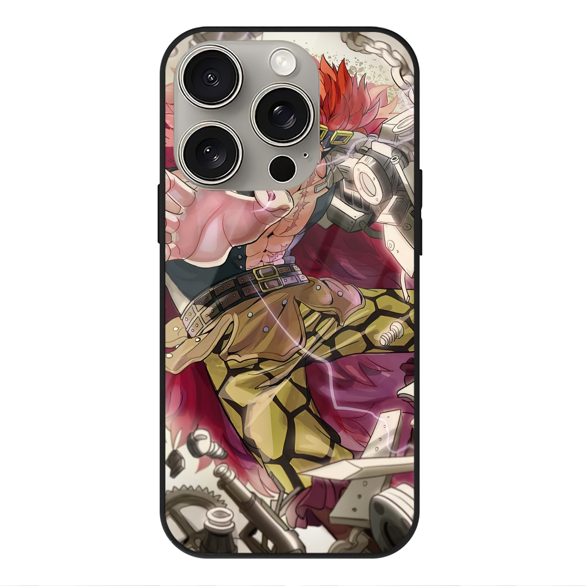 （画像用） ワンピース ONE PIECE 【iPhone15Pro対応】スマホケース 耐衝撃＆黄変防止 背面ガラス