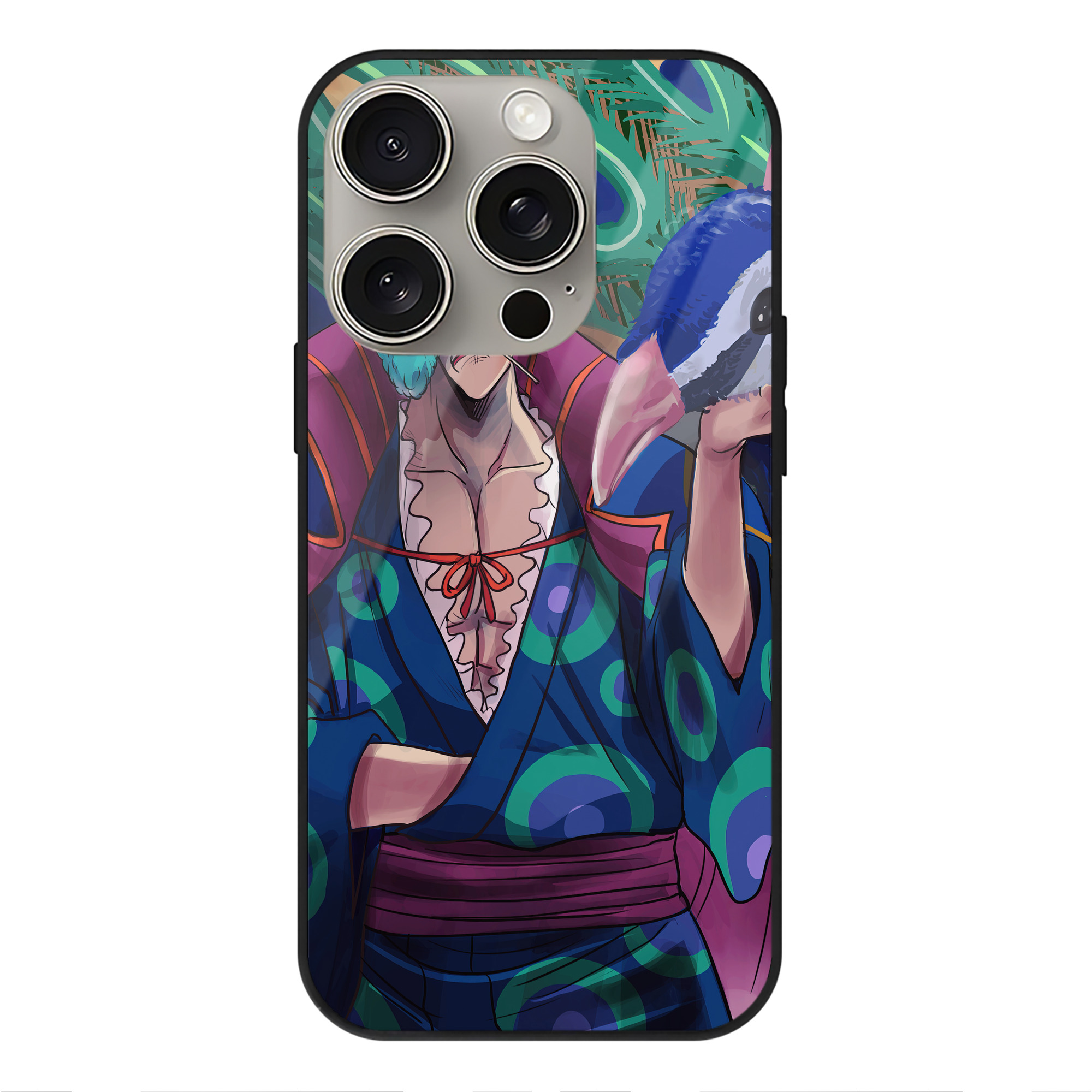 （画像用） ワンピース ONE PIECE 【iPhone15Pro対応】スマホケース 耐衝撃＆黄変防止 背面ガラス