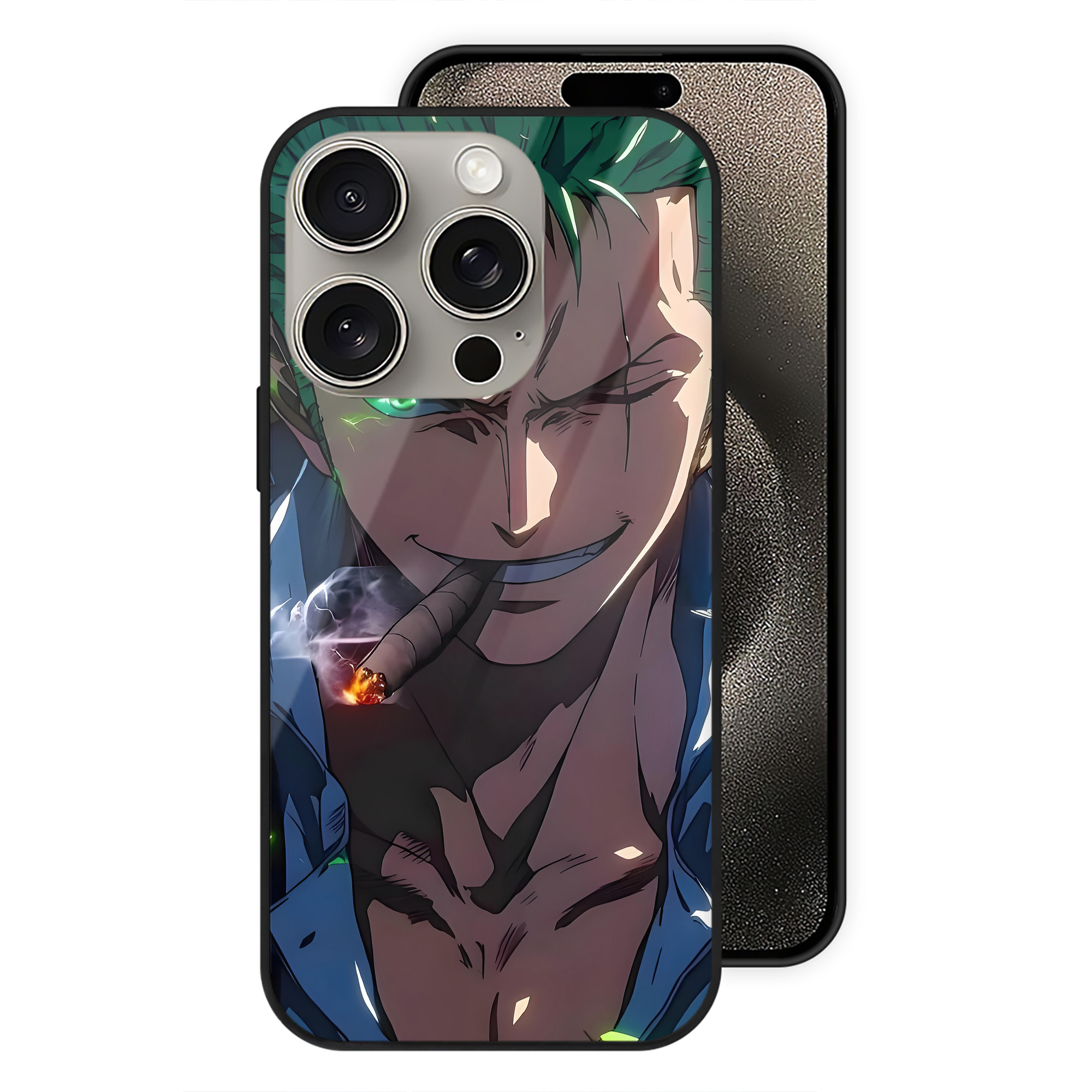 ワンピース ONE PIECE 【iPhone15Pro対応】スマホケース 耐衝撃＆黄変防止 背面ガラス