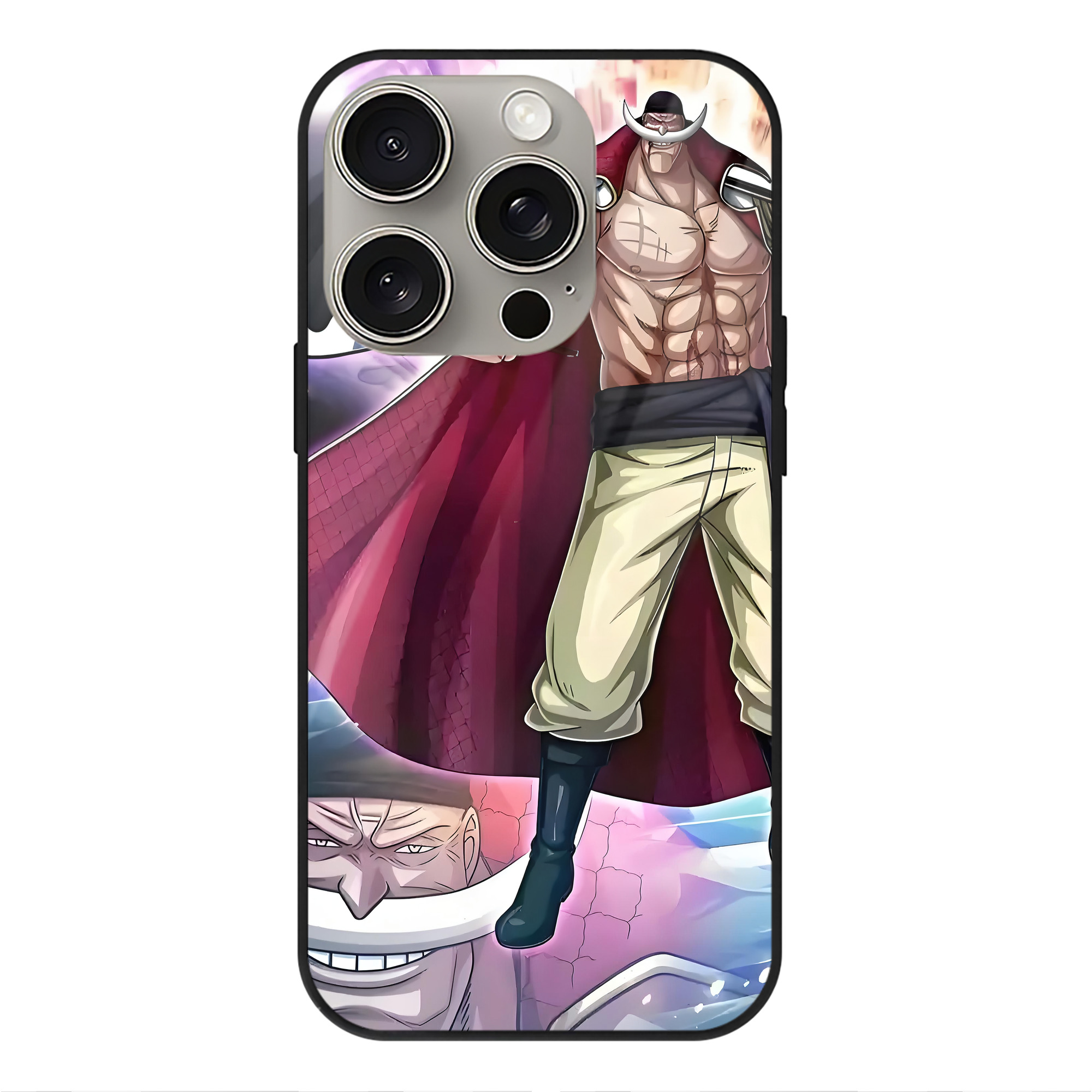 （画像用） ワンピース ONE PIECE 【iPhone15Pro対応】スマホケース 耐衝撃＆黄変防止 背面ガラス