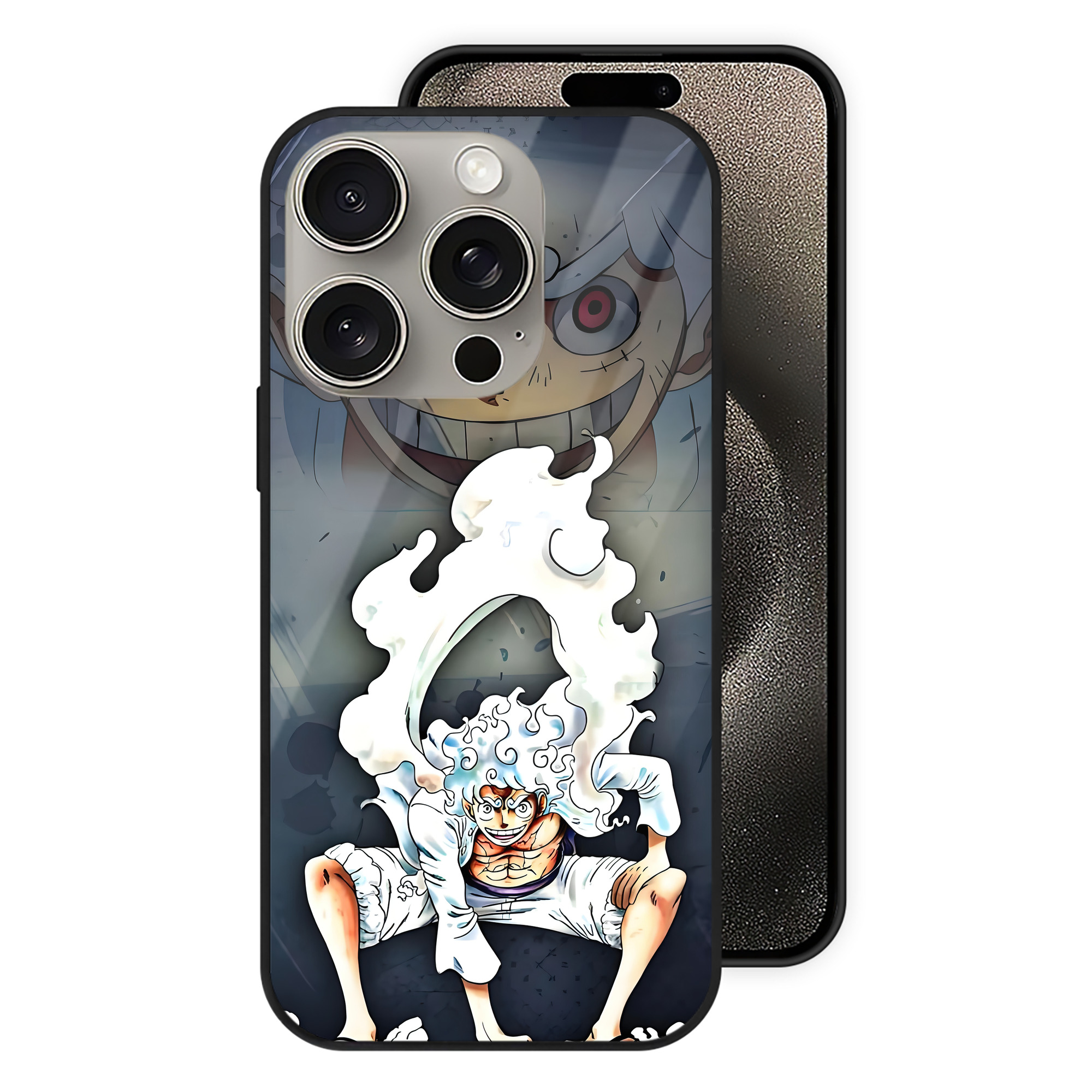 ワンピース ONE PIECE 【iPhone15Pro対応】スマホケース 耐衝撃＆黄変防止 背面ガラス