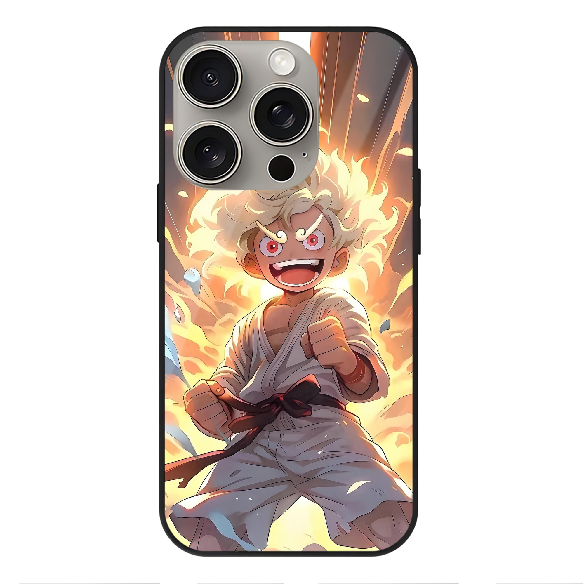 （画像用） ワンピース ONE PIECE 【iPhone15Pro対応】スマホケース 耐衝撃＆黄変防止 背面ガラス