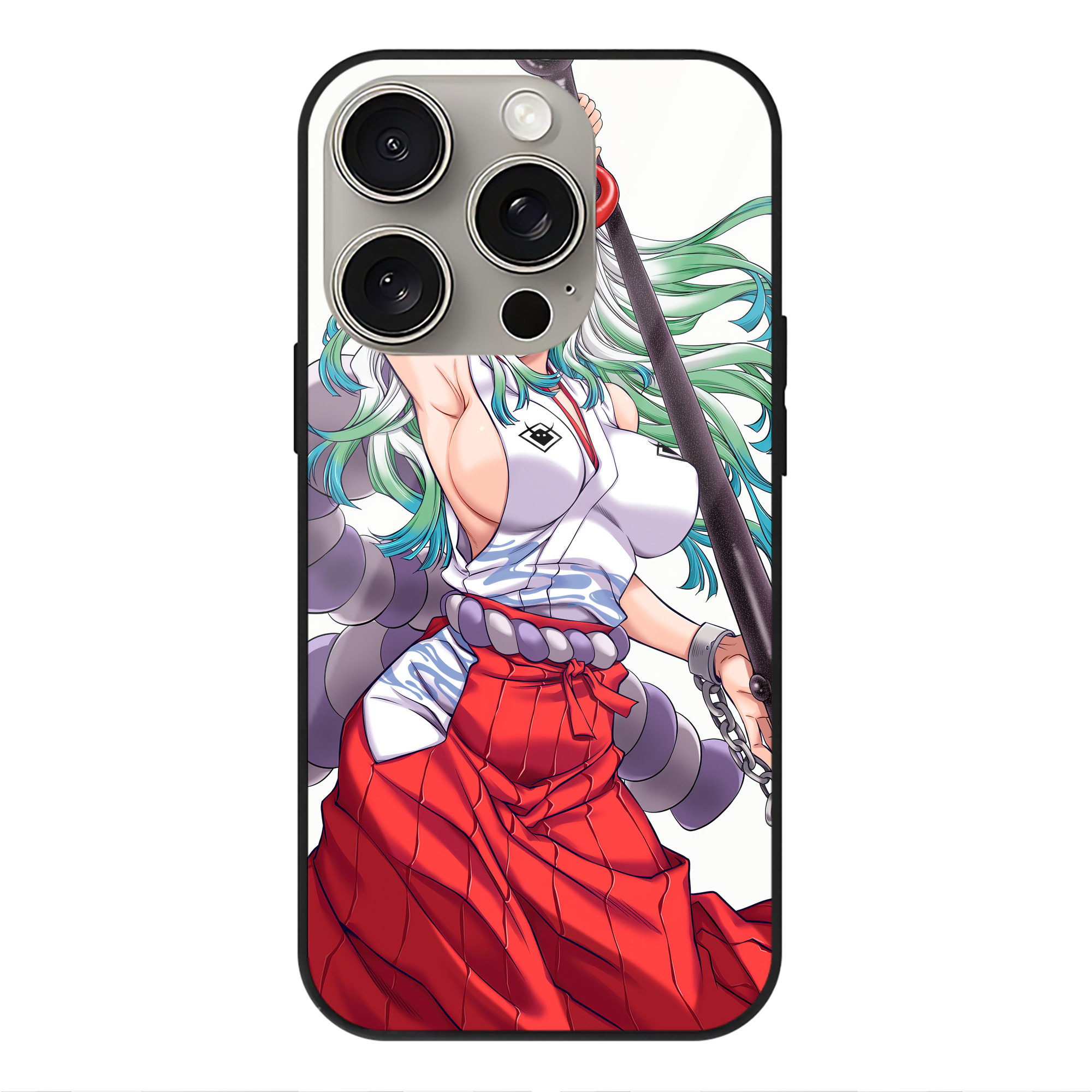 （画像用） ワンピース ONE PIECE 【iPhone15Pro対応】スマホケース 耐衝撃＆黄変防止 背面ガラス