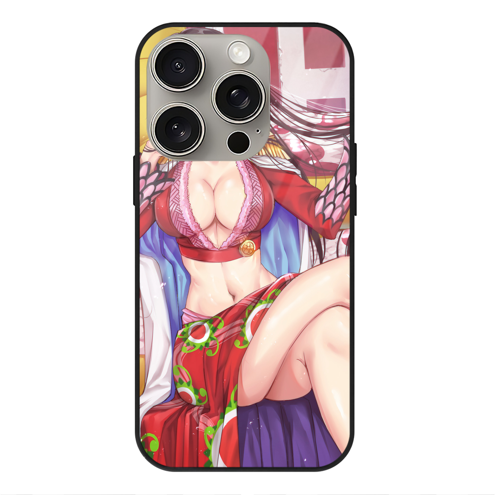（画像用） ワンピース ONE PIECE 【iPhone15Pro対応】スマホケース 耐衝撃＆黄変防止 背面ガラス