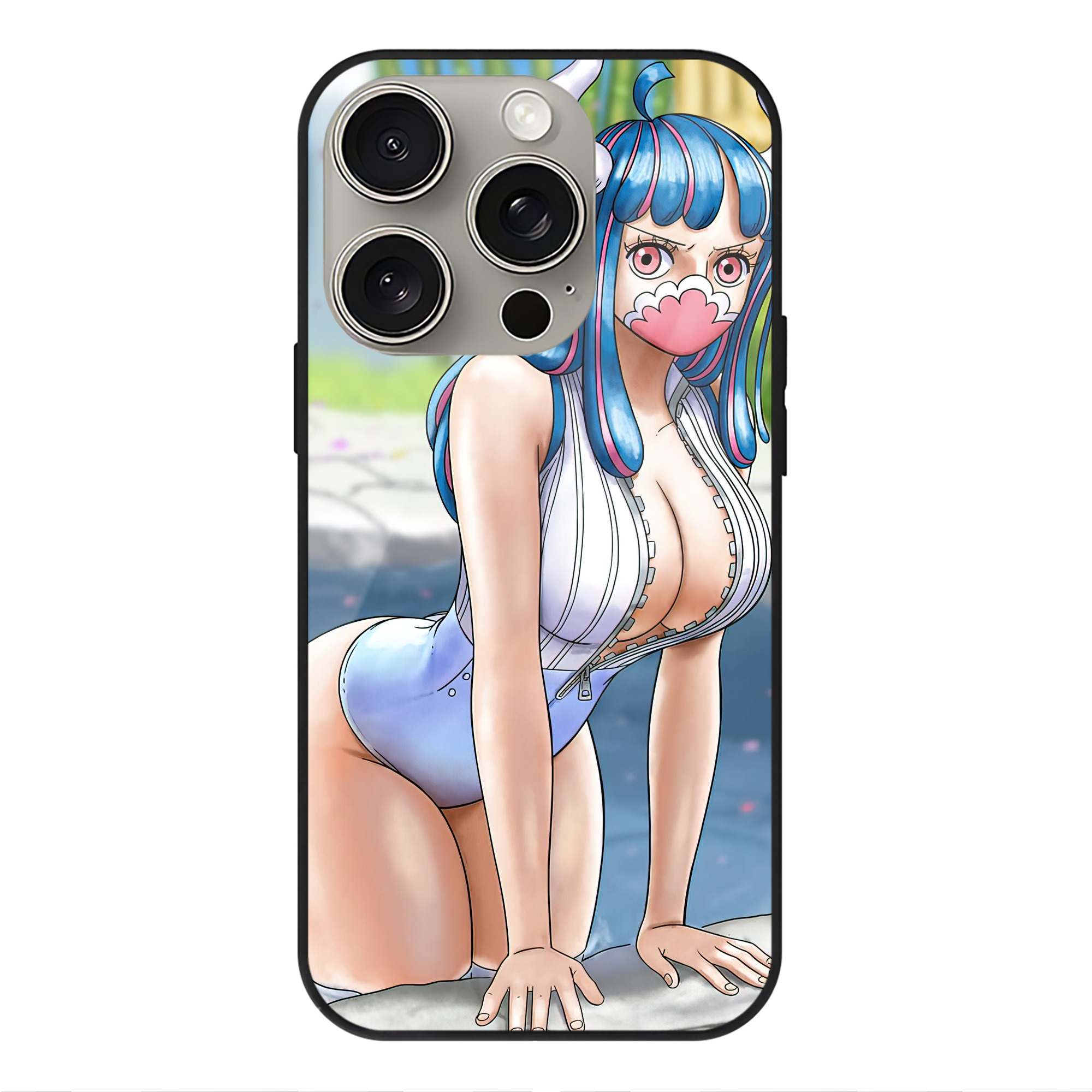 （画像用） ワンピース ONE PIECE 【iPhone15Pro対応】スマホケース 耐衝撃＆黄変防止 背面ガラス