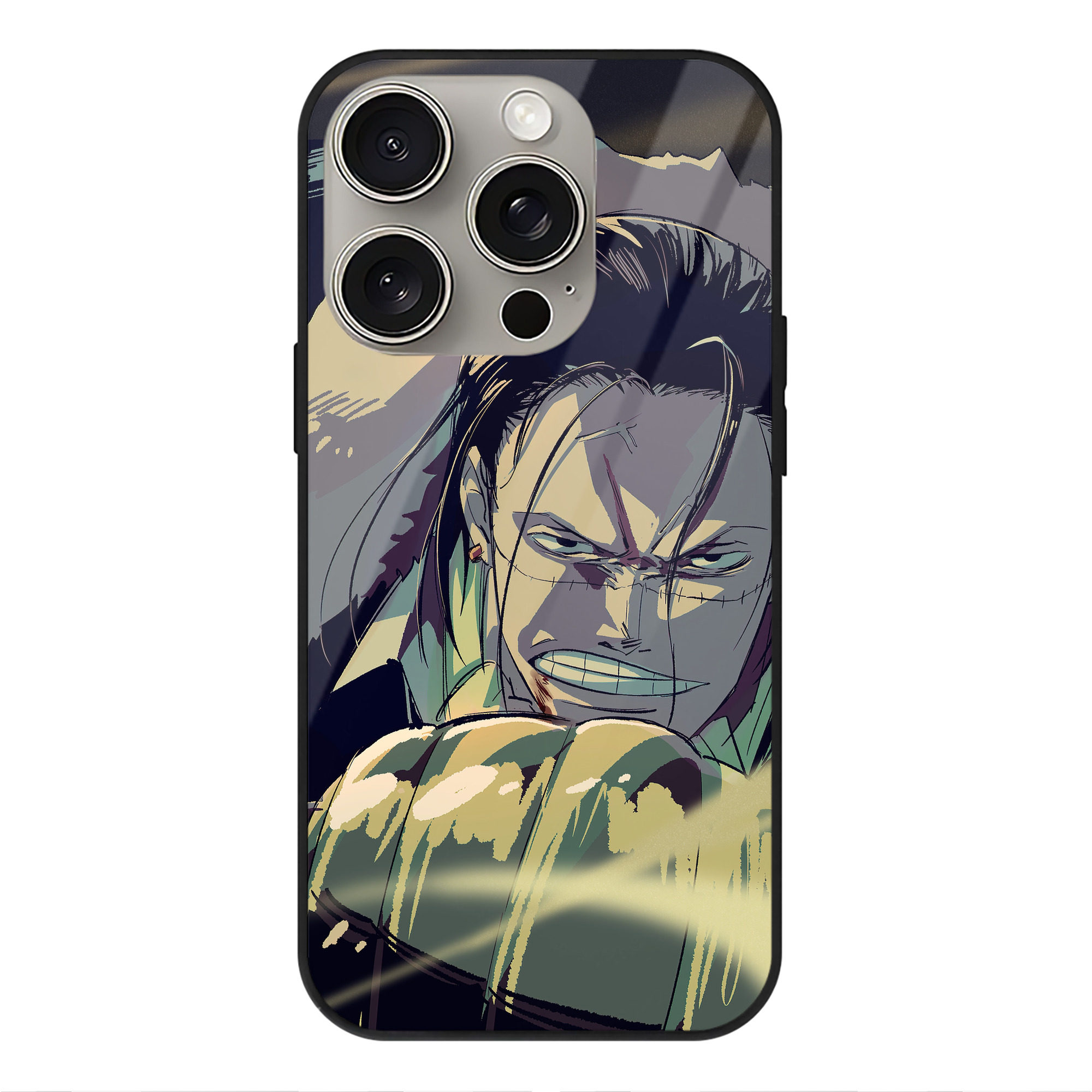 （画像用） ワンピース ONE PIECE 【iPhone15Pro対応】スマホケース 耐衝撃＆黄変防止 背面ガラス