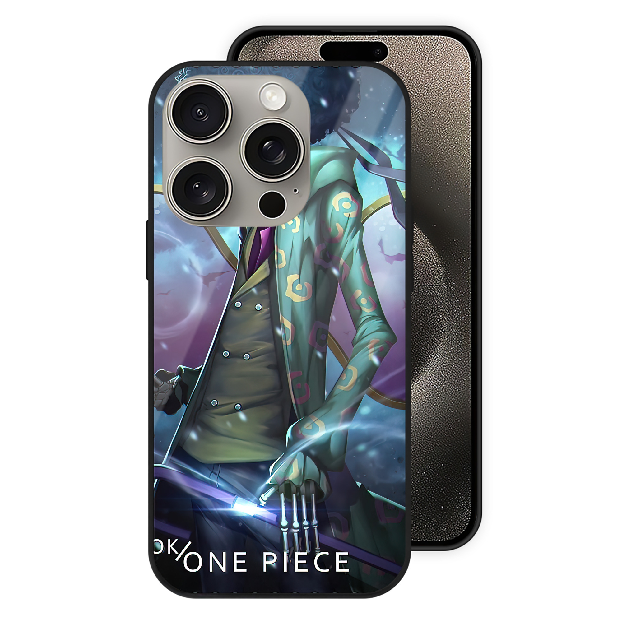 （画像用） ワンピース ONE PIECE 【iPhone15Pro対応】スマホケース 耐衝撃＆黄変防止 背面ガラス