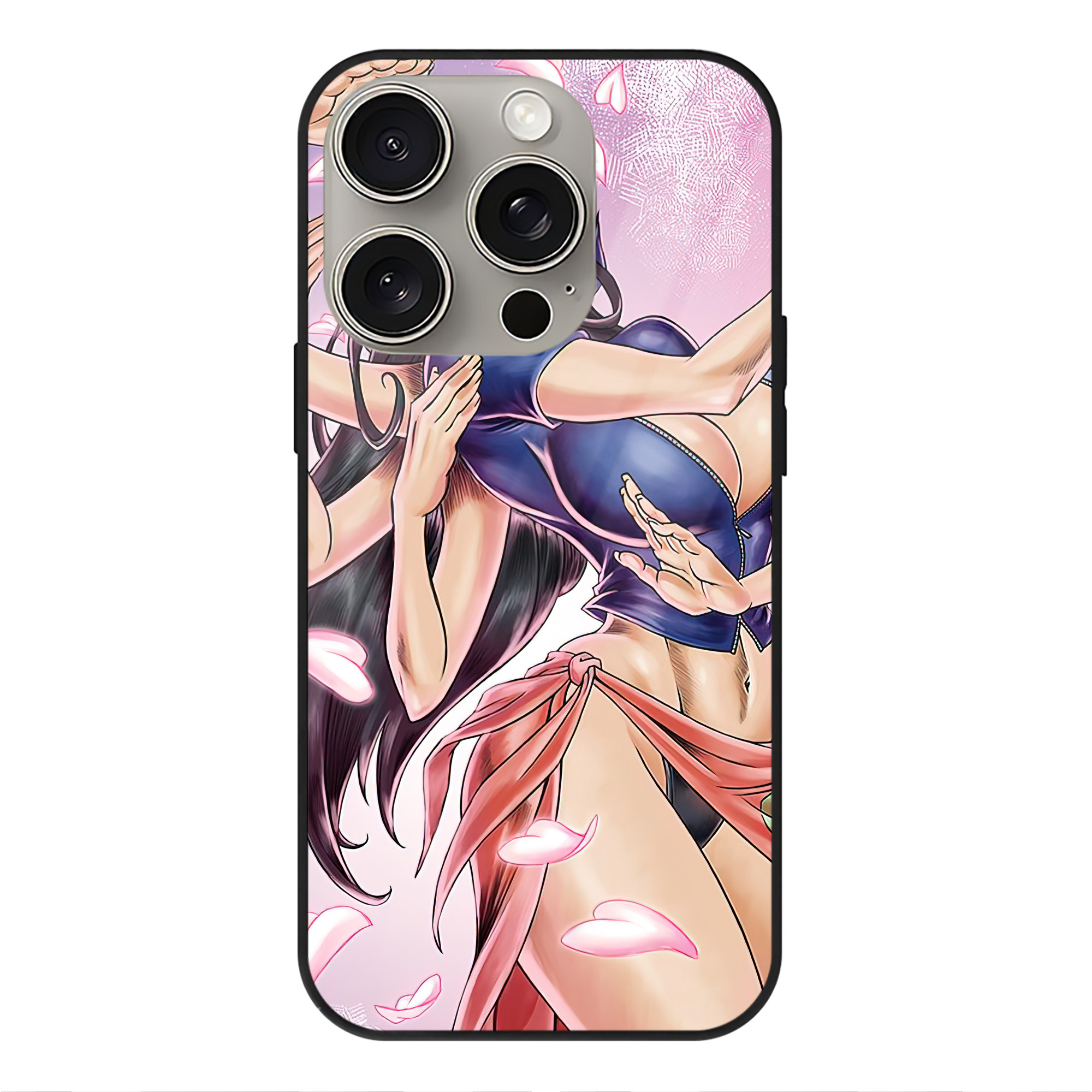 （画像用） ワンピース ONE PIECE 【iPhone15Pro対応】スマホケース 耐衝撃＆黄変防止 背面ガラス