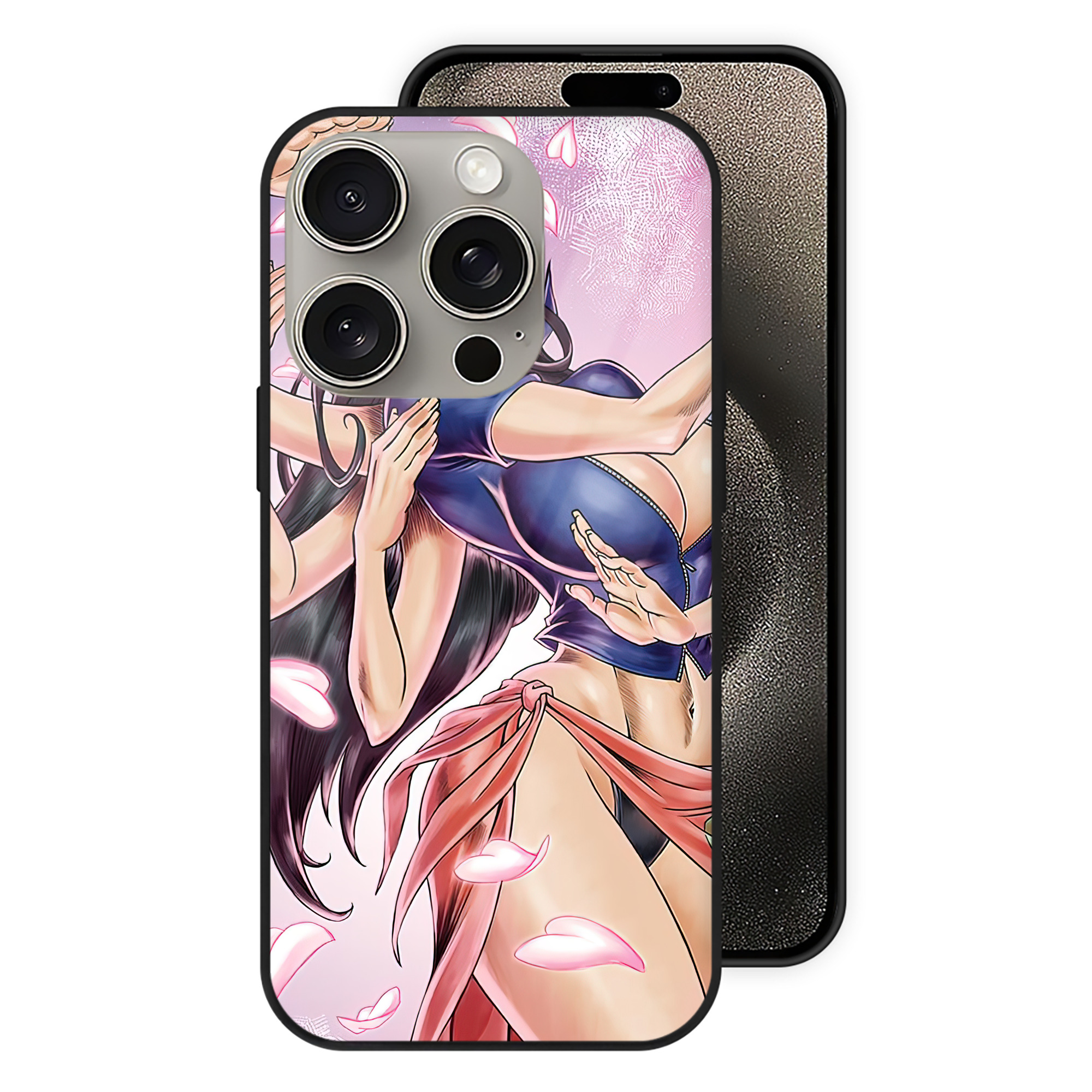 （画像用） ワンピース ONE PIECE 【iPhone15Pro対応】スマホケース 耐衝撃＆黄変防止 背面ガラス