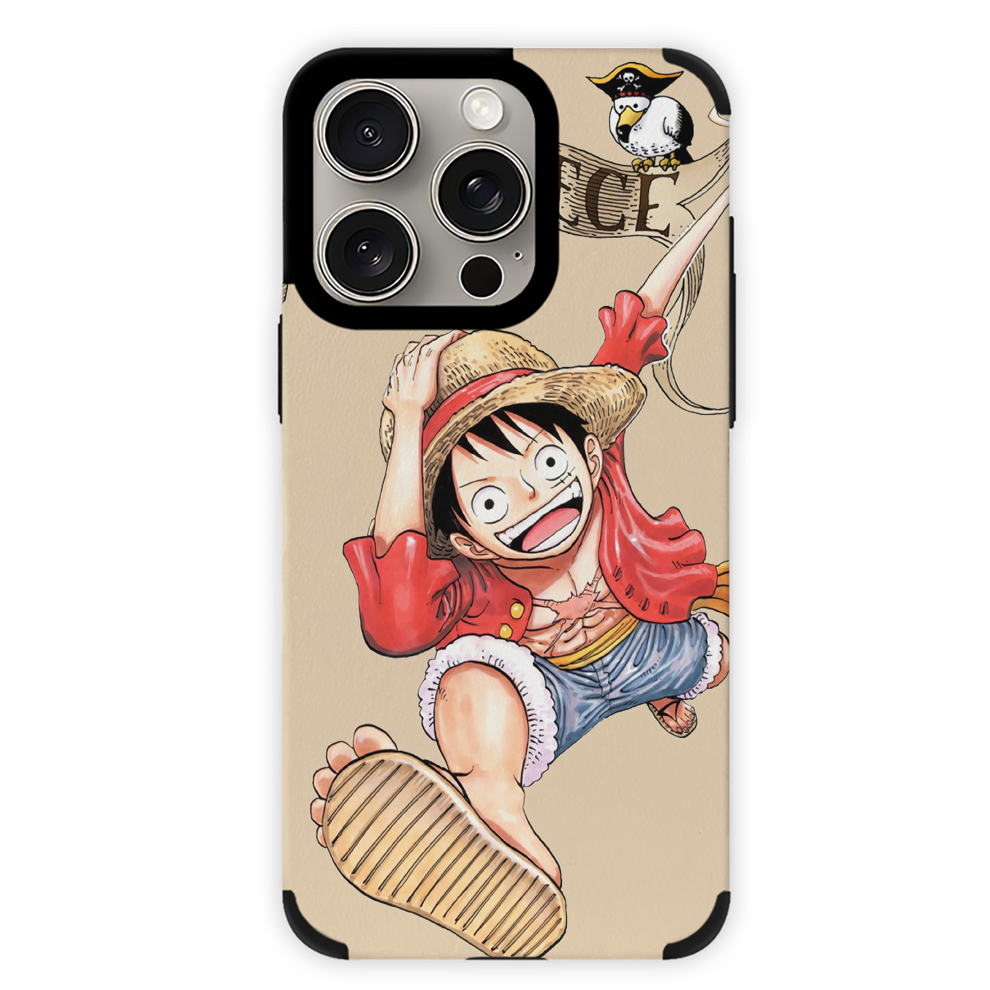 （画像用） ワンピース ONE PIECE 【iPhone15ProMax対応】 PUレザー スマホケース 耐衝撃＆黄変防止