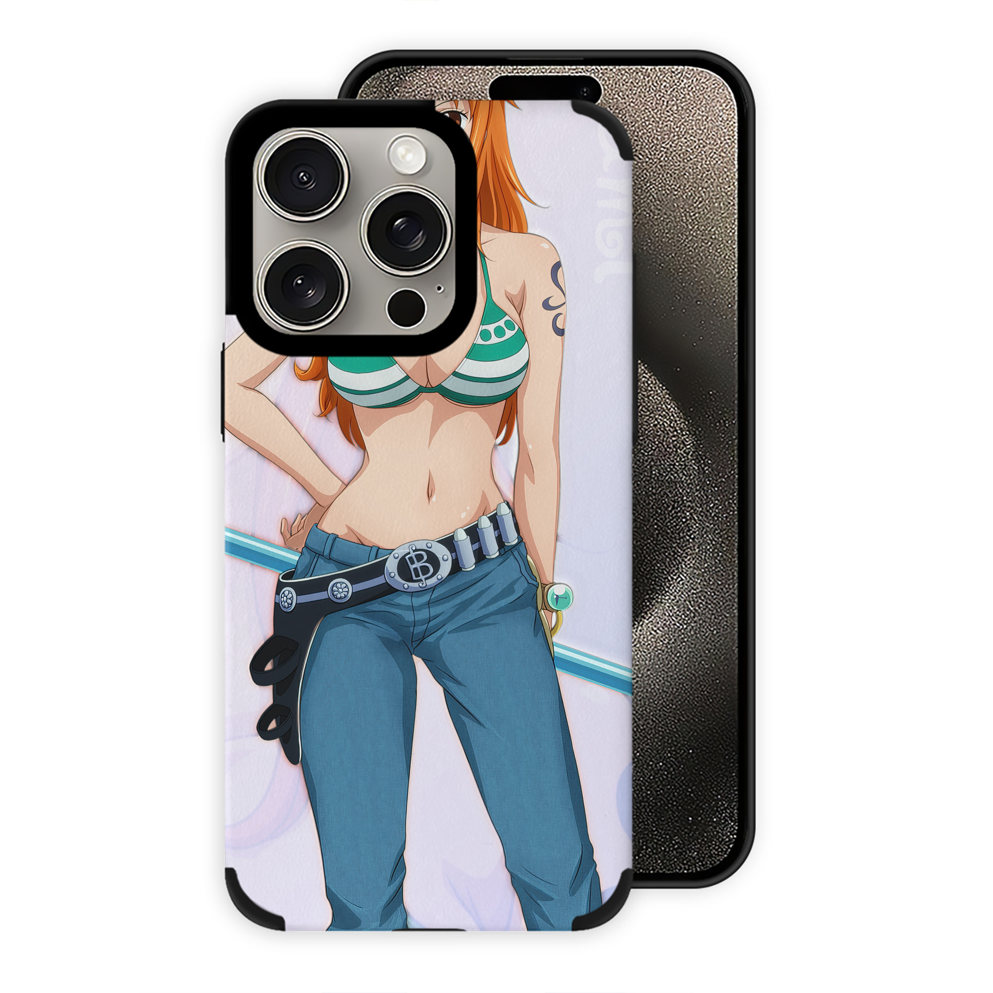 （画像用） ワンピース ONE PIECE 【iPhone15ProMax対応】 PUレザー スマホケース 耐衝撃＆黄変防止