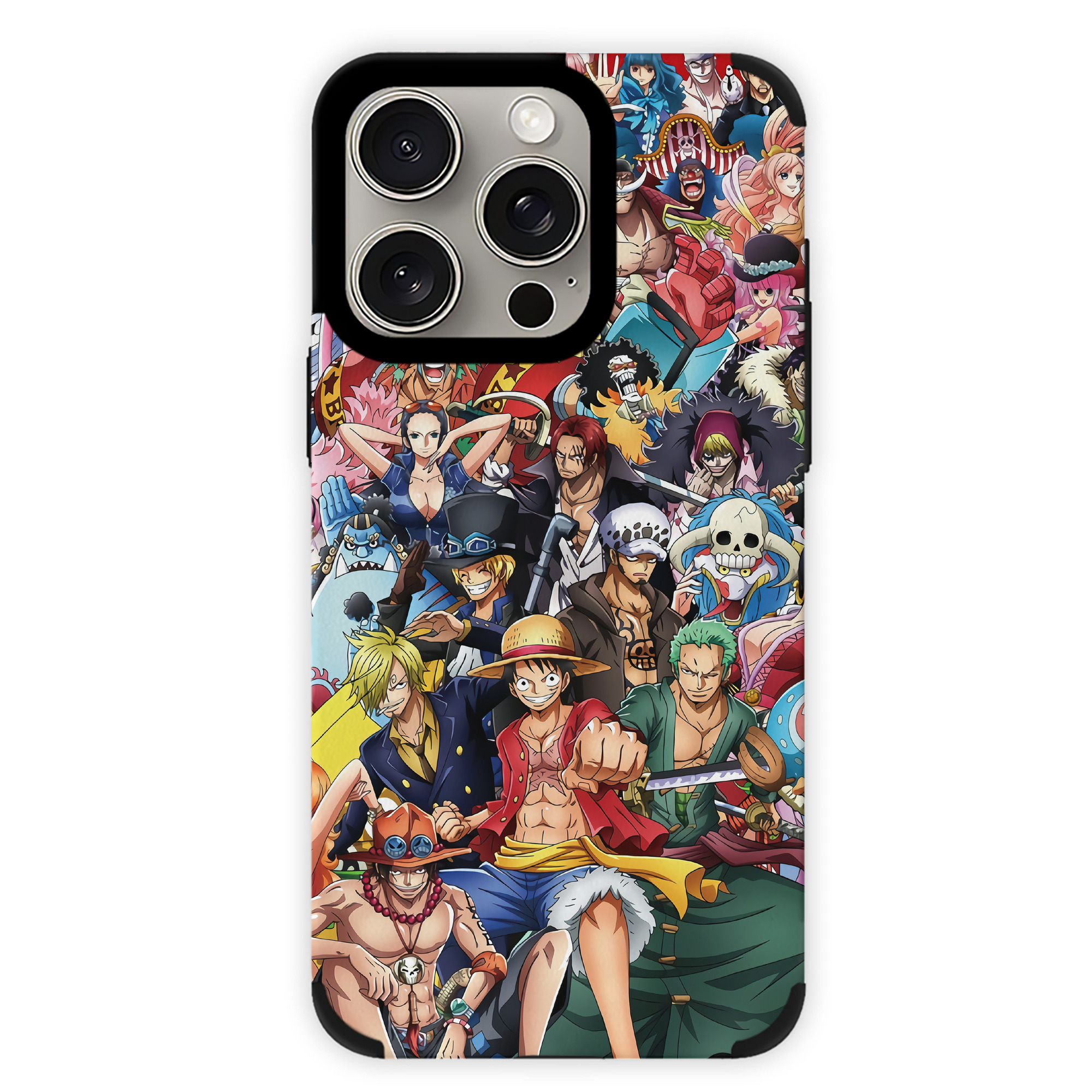 （画像用） ワンピース ONE PIECE 【iPhone15ProMax対応】 PUレザー スマホケース 耐衝撃＆黄変防止