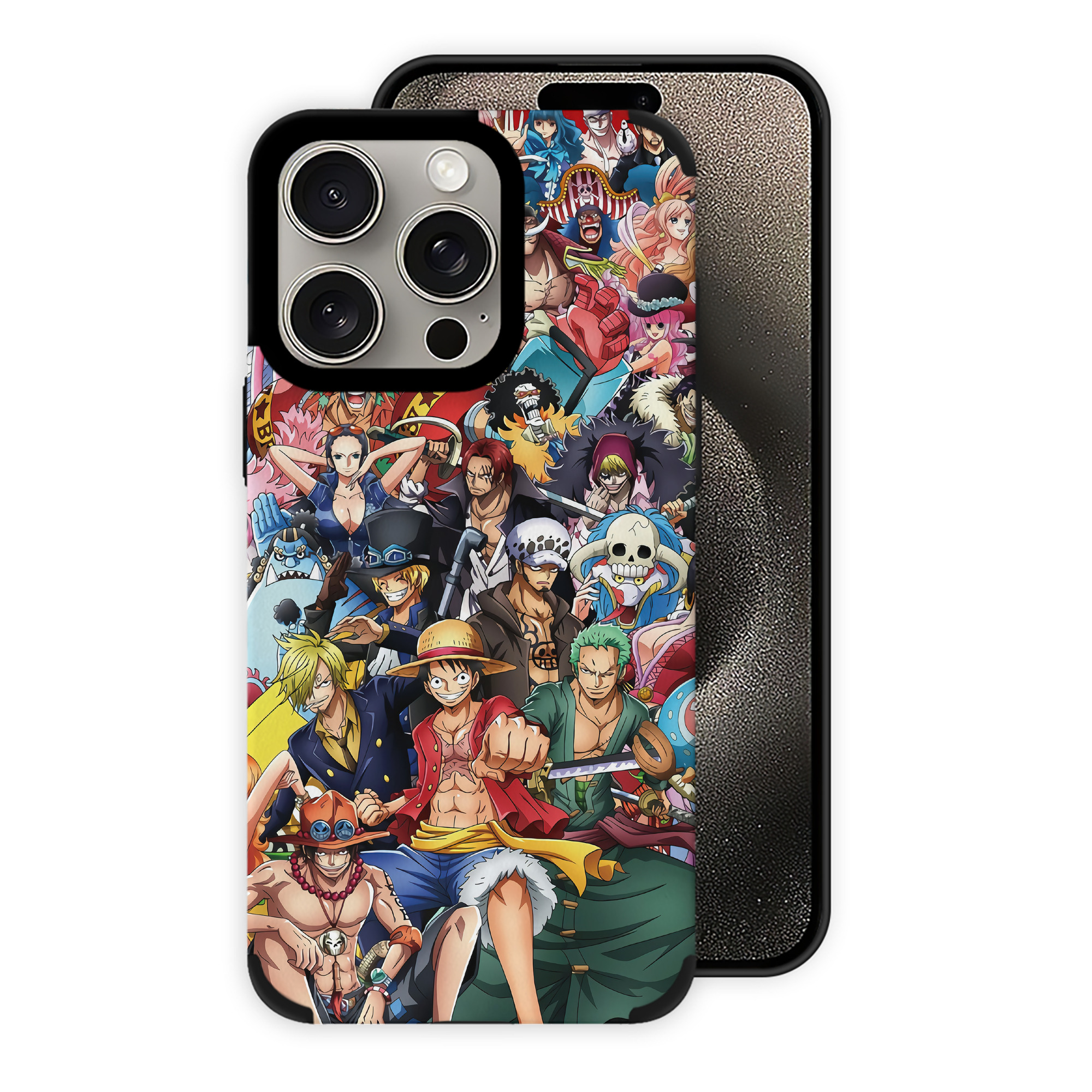 （画像用） ワンピース ONE PIECE 【iPhone15ProMax対応】 PUレザー スマホケース 耐衝撃＆黄変防止