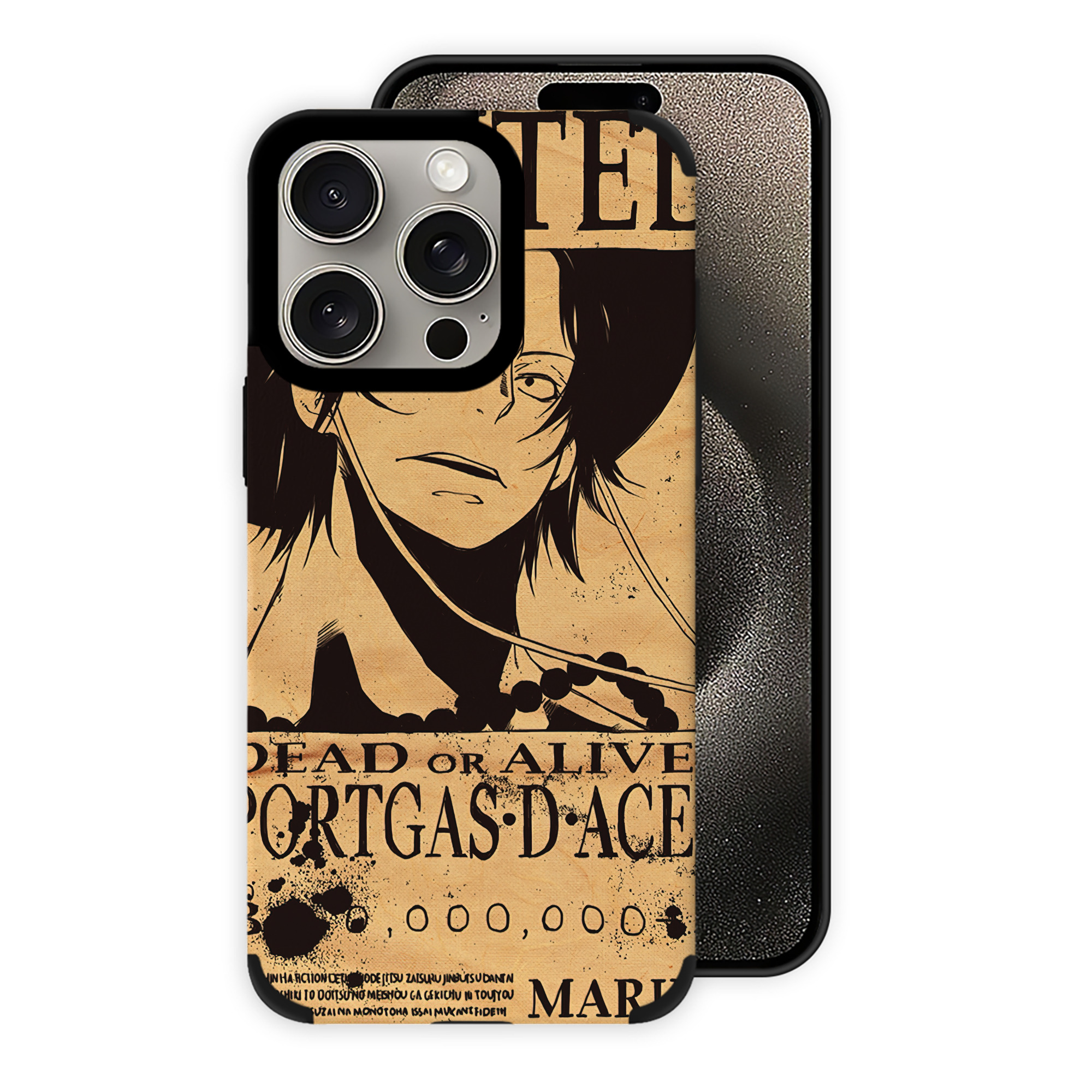 （画像用） ワンピース ONE PIECE 【iPhone15ProMax対応】 PUレザー スマホケース 耐衝撃＆黄変防止