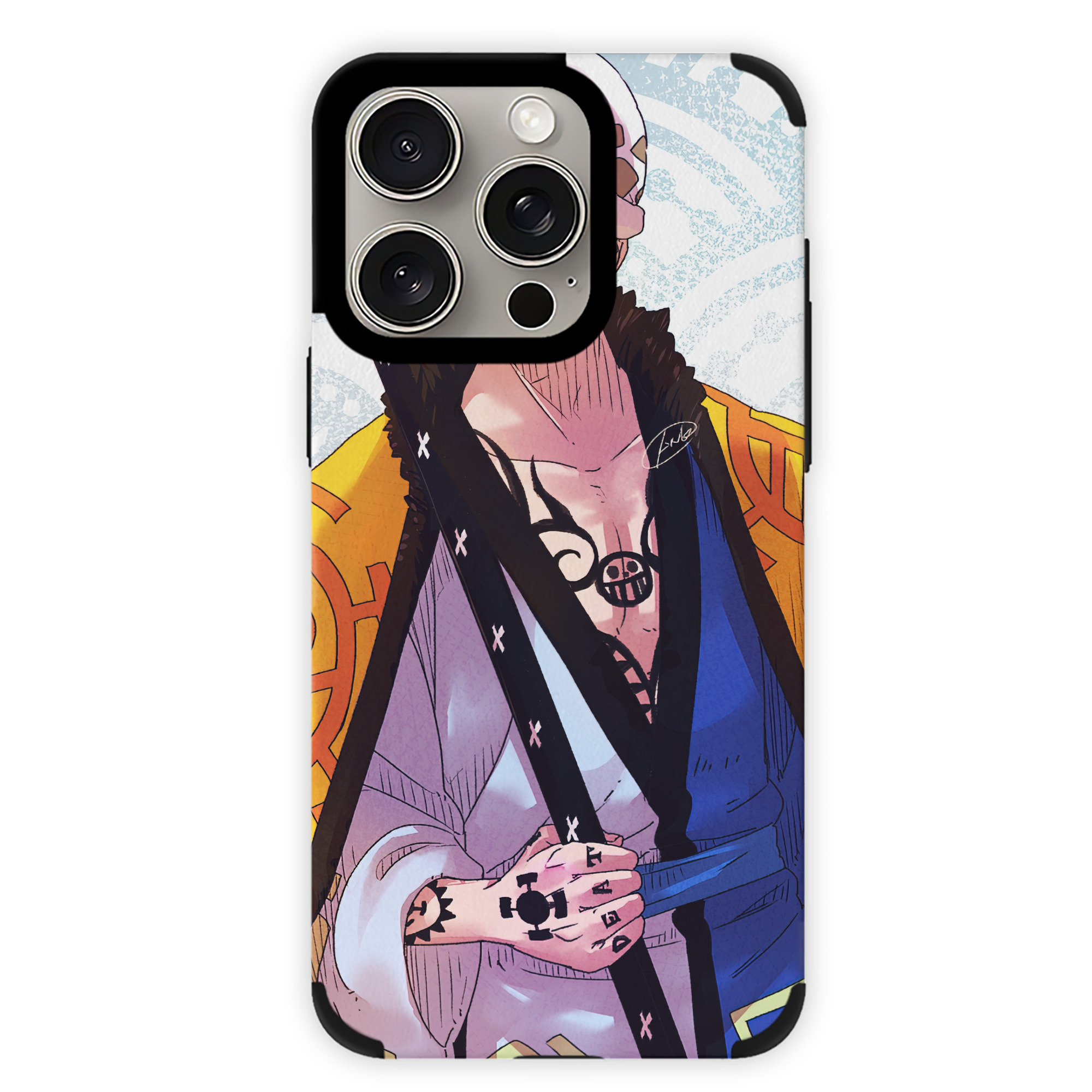 （画像用） ワンピース ONE PIECE 【iPhone15ProMax対応】 PUレザー スマホケース 耐衝撃＆黄変防止