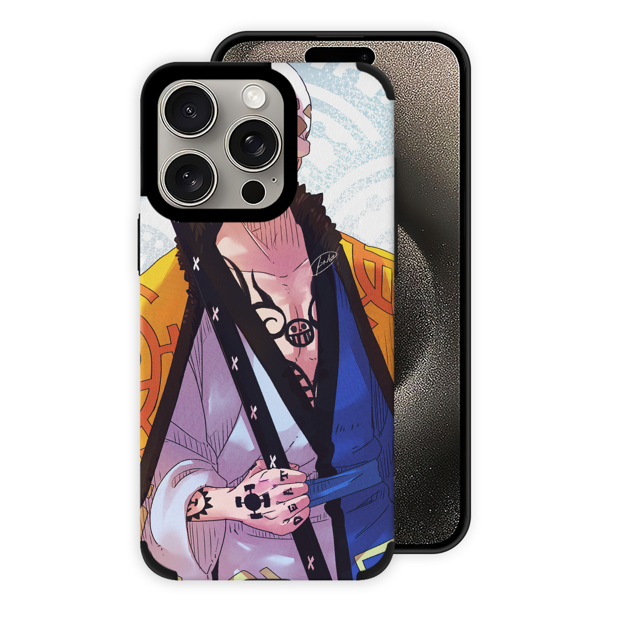 （画像用） ワンピース ONE PIECE 【iPhone15ProMax対応】 PUレザー スマホケース 耐衝撃＆黄変防止