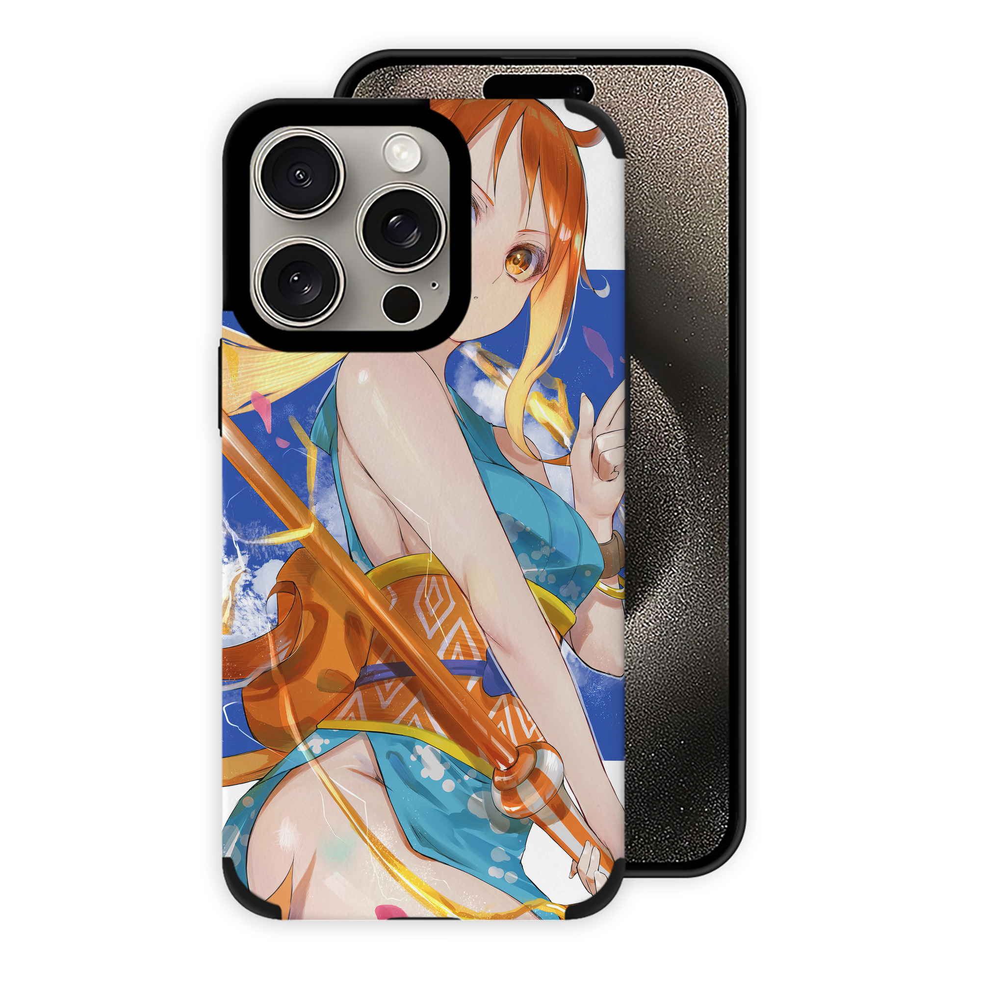 （画像用） ワンピース ONE PIECE 【iPhone15ProMax対応】 PUレザー スマホケース 耐衝撃＆黄変防止
