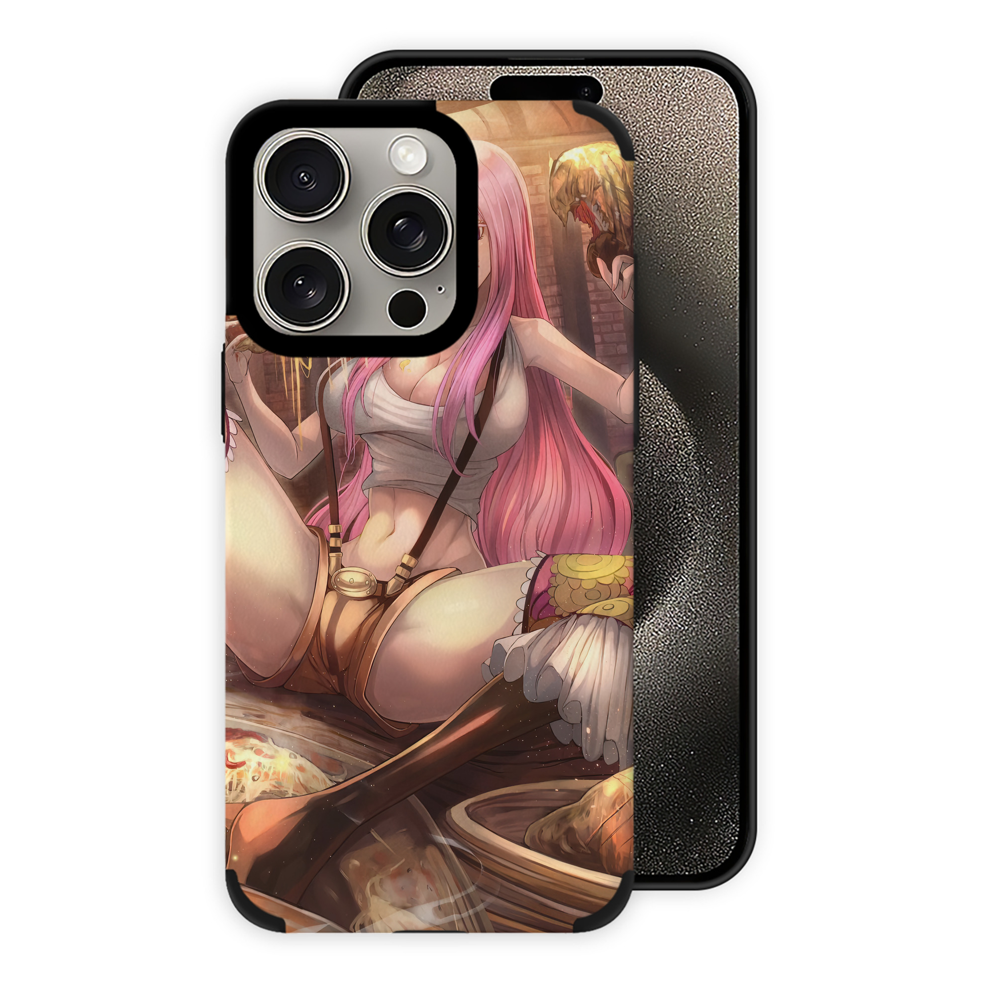 ワンピース ONE PIECE 【iPhone15ProMax対応】 PUレザー スマホケース 耐衝撃＆黄変防止