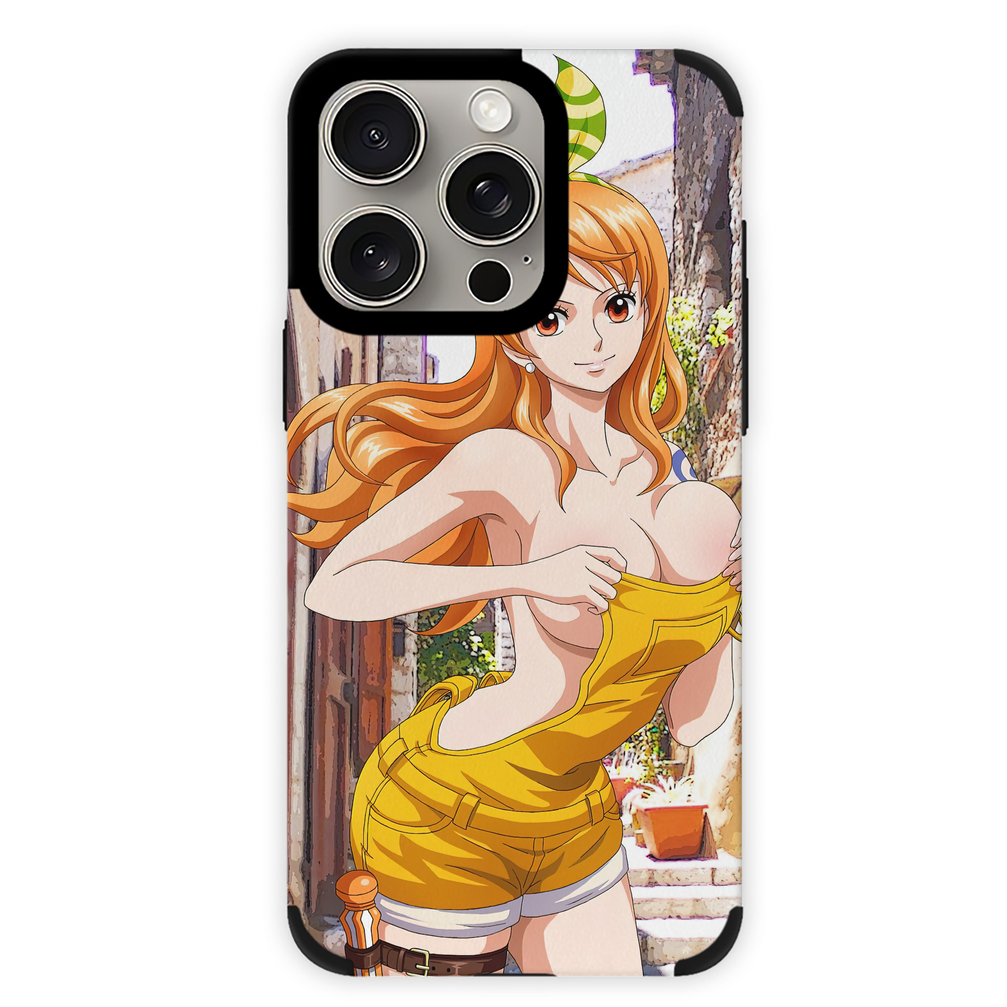 （画像用） ワンピース ONE PIECE 【iPhone15ProMax対応】 PUレザー スマホケース 耐衝撃＆黄変防止