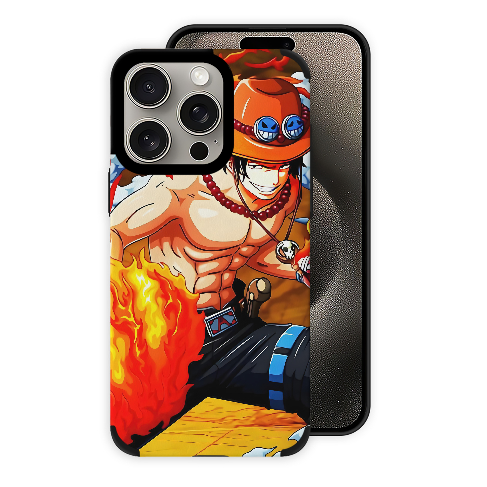ワンピース ONE PIECE 【iPhone15ProMax対応】 PUレザー スマホケース 耐衝撃＆黄変防止