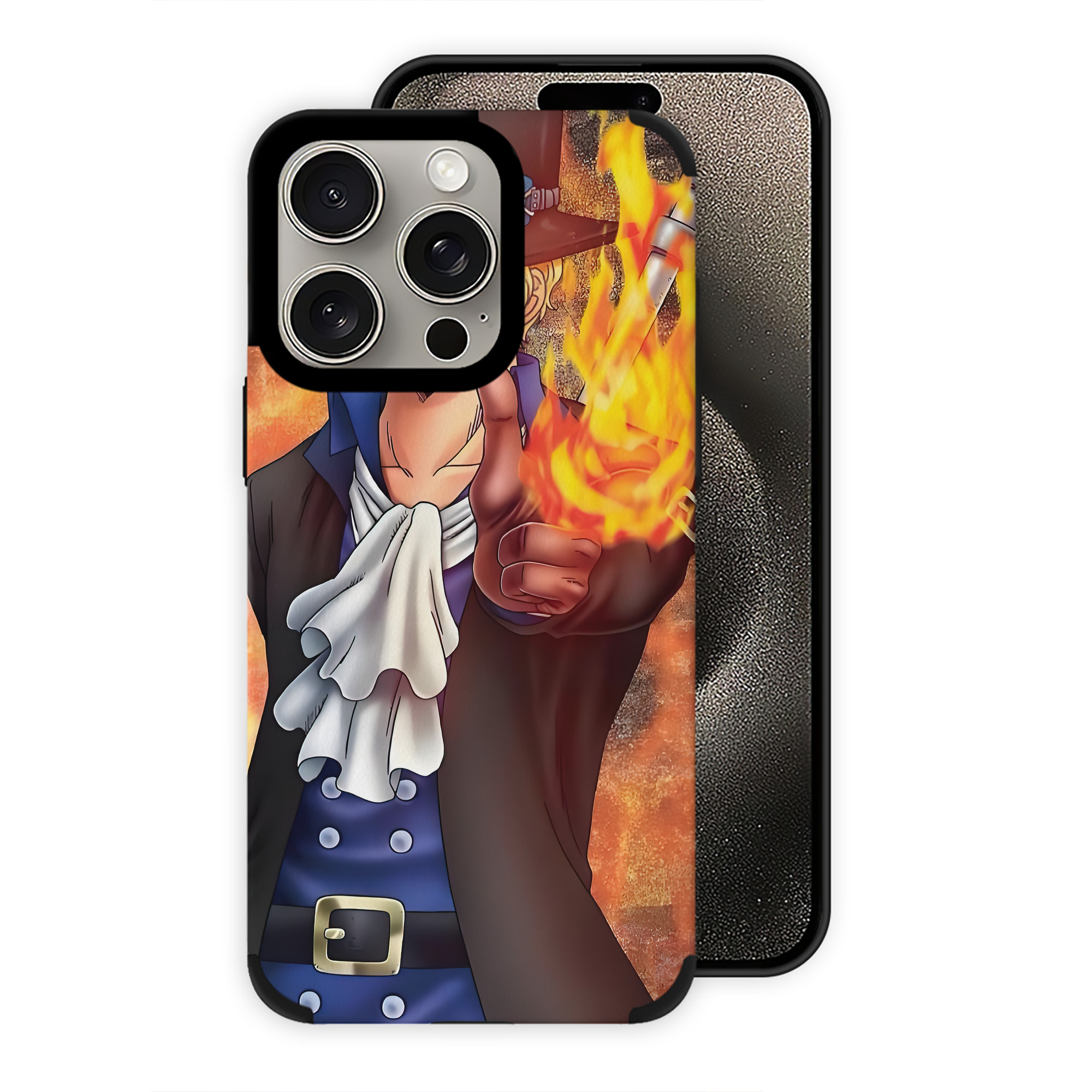 ワンピース ONE PIECE 【iPhone15ProMax対応】 PUレザー スマホケース 耐衝撃＆黄変防止