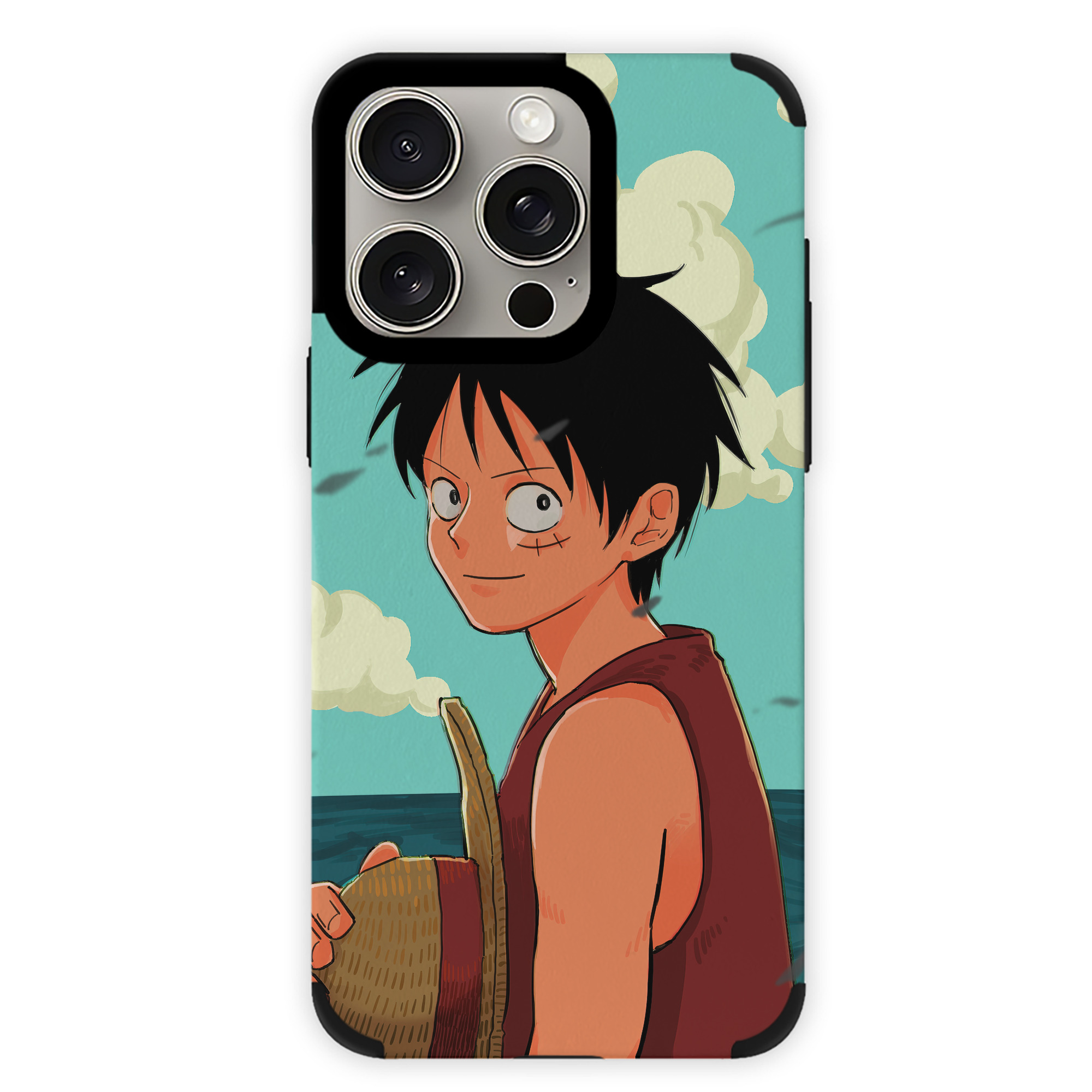 （画像用） ワンピース ONE PIECE 【iPhone15ProMax対応】 PUレザー スマホケース 耐衝撃＆黄変防止