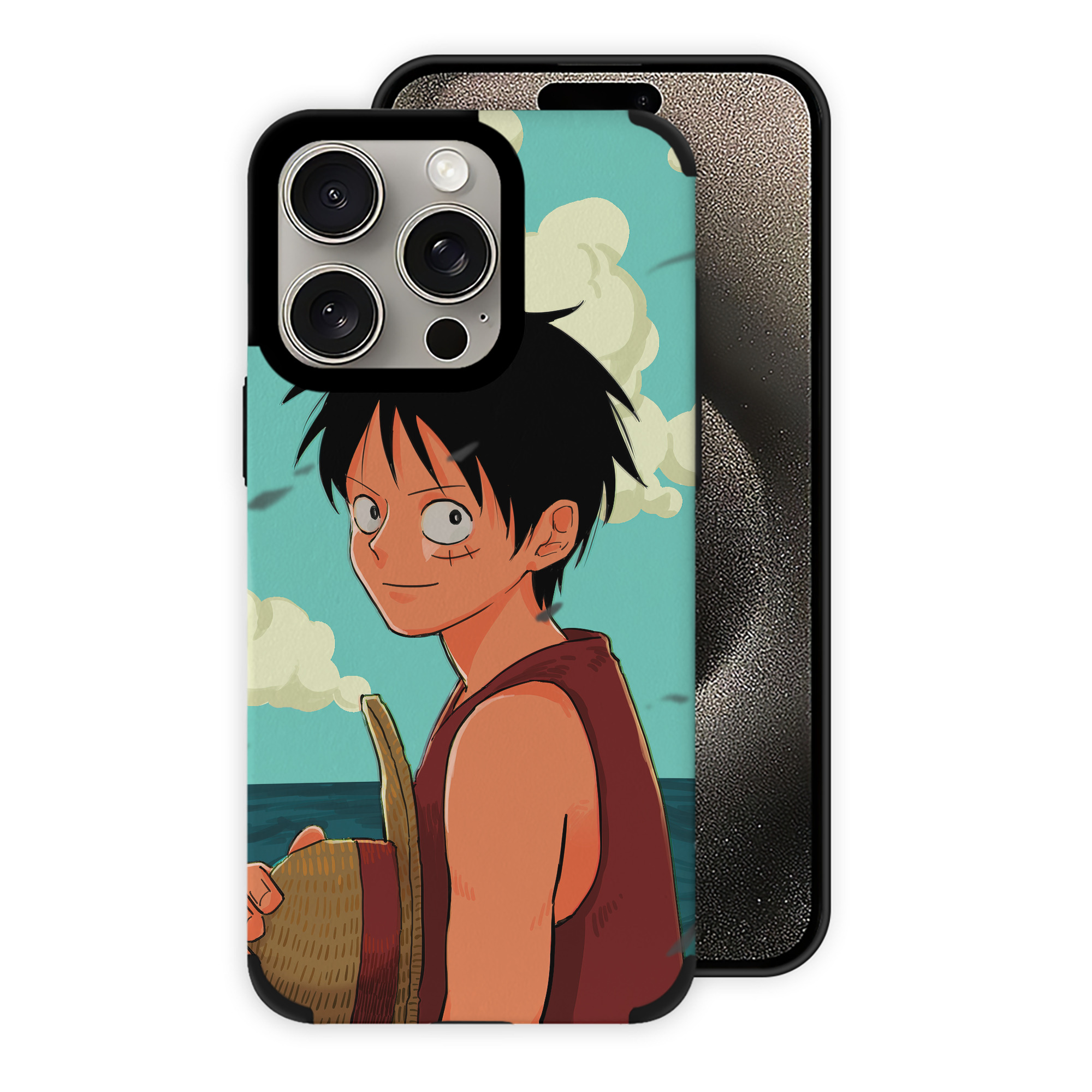ワンピース ONE PIECE 【iPhone15ProMax対応】 PUレザー スマホケース 耐衝撃＆黄変防止