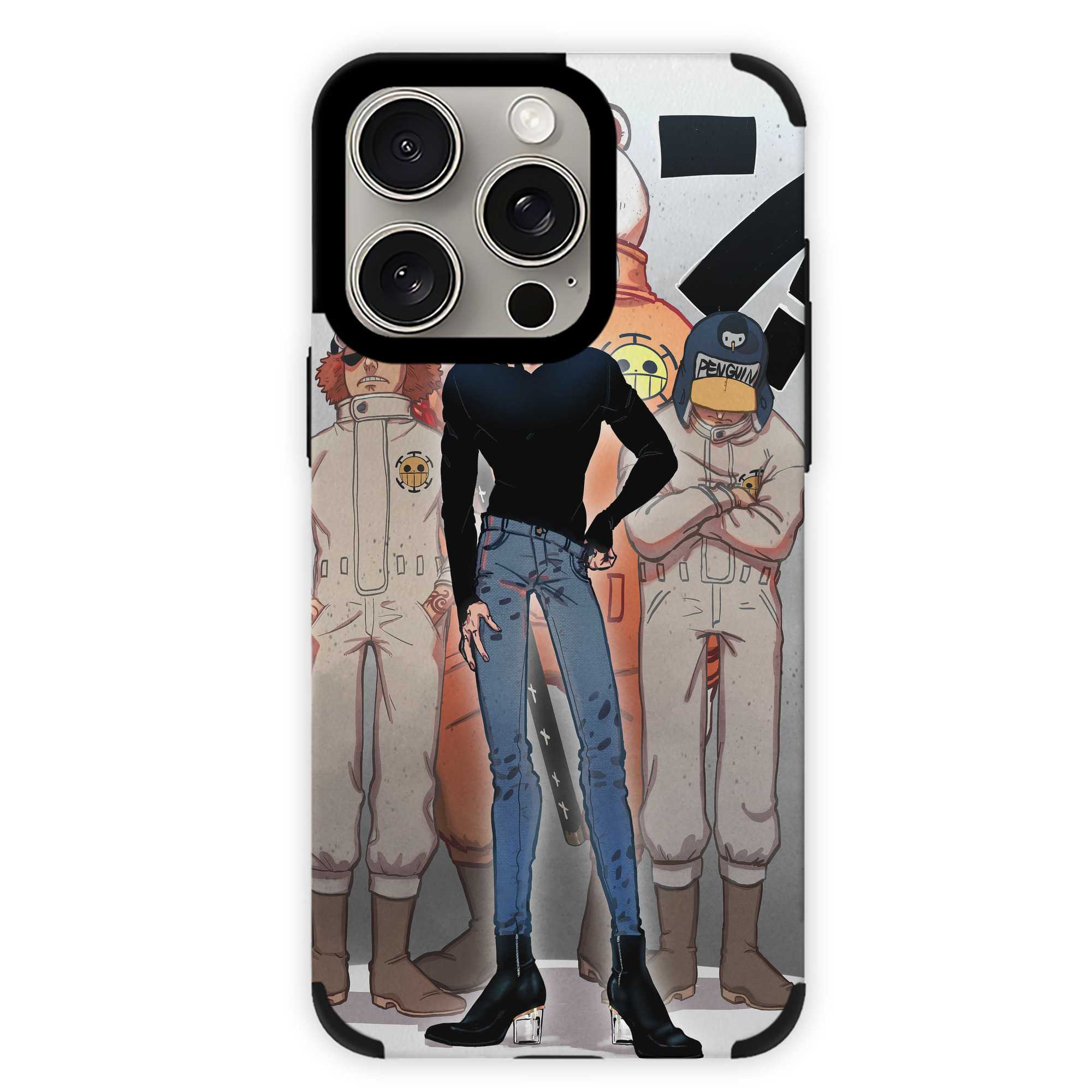 （画像用） ワンピース ONE PIECE 【iPhone15ProMax対応】 PUレザー スマホケース 耐衝撃＆黄変防止