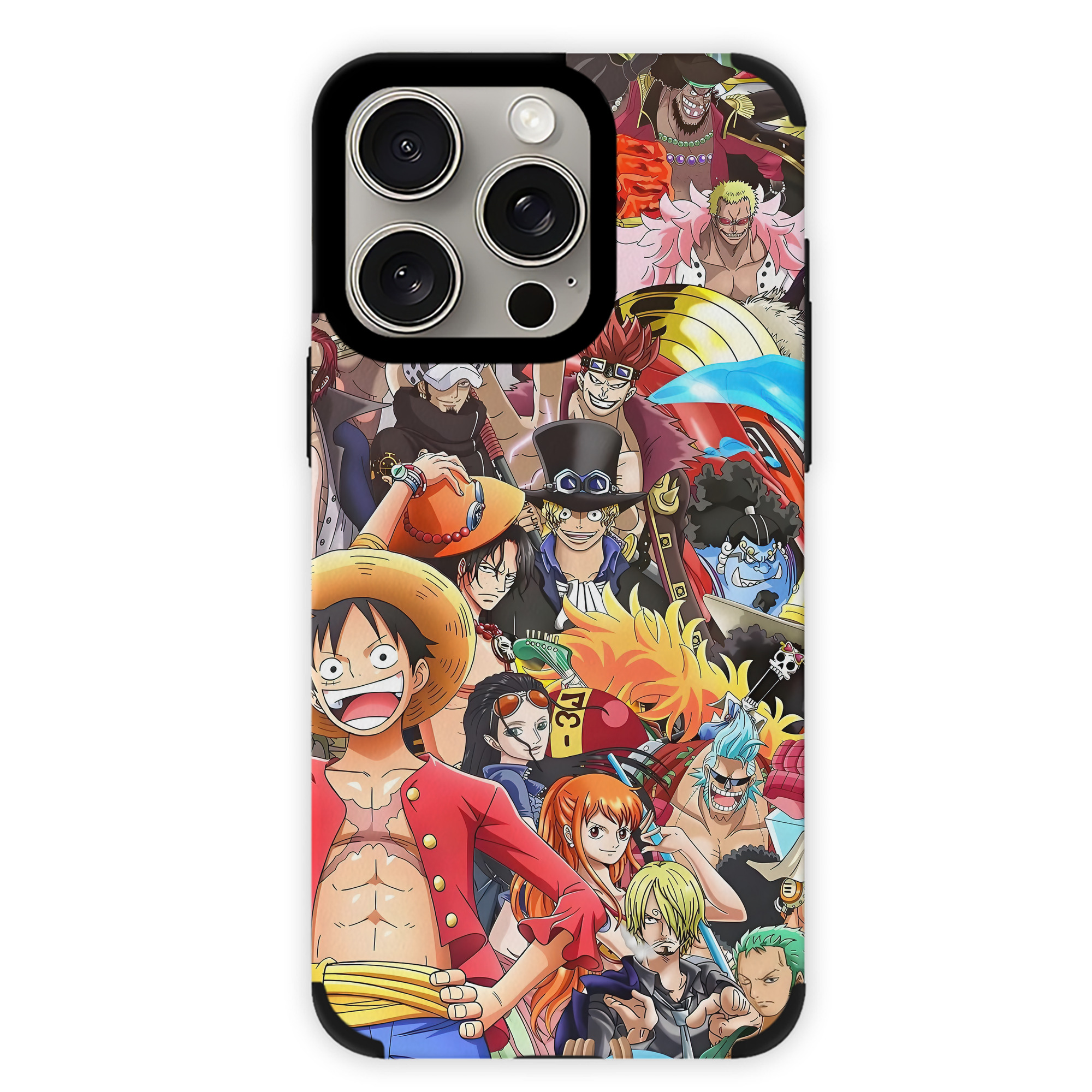 （画像用） ワンピース ONE PIECE 【iPhone15ProMax対応】 PUレザー スマホケース 耐衝撃＆黄変防止