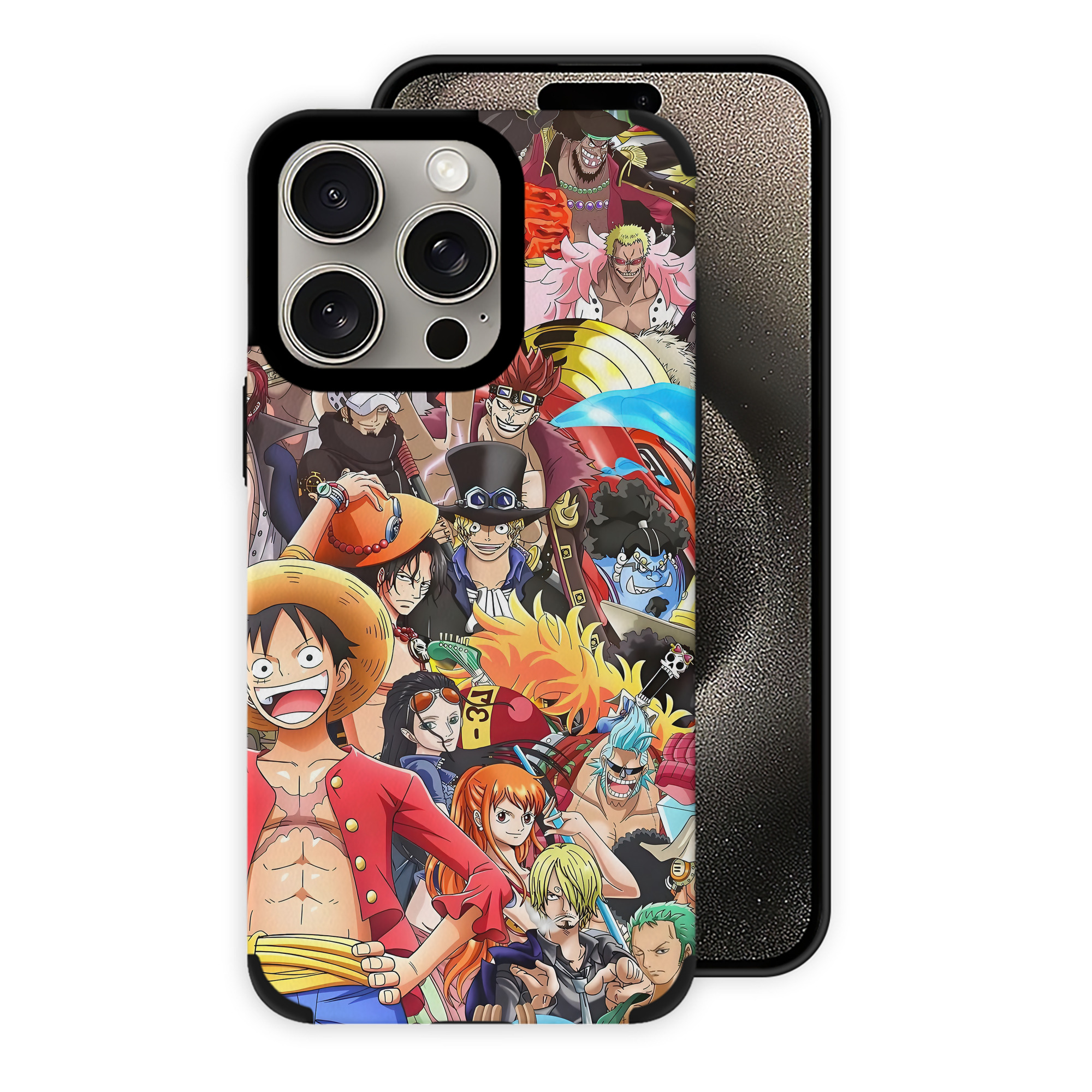 ワンピース ONE PIECE 【iPhone15ProMax対応】 PUレザー スマホケース 耐衝撃＆黄変防止