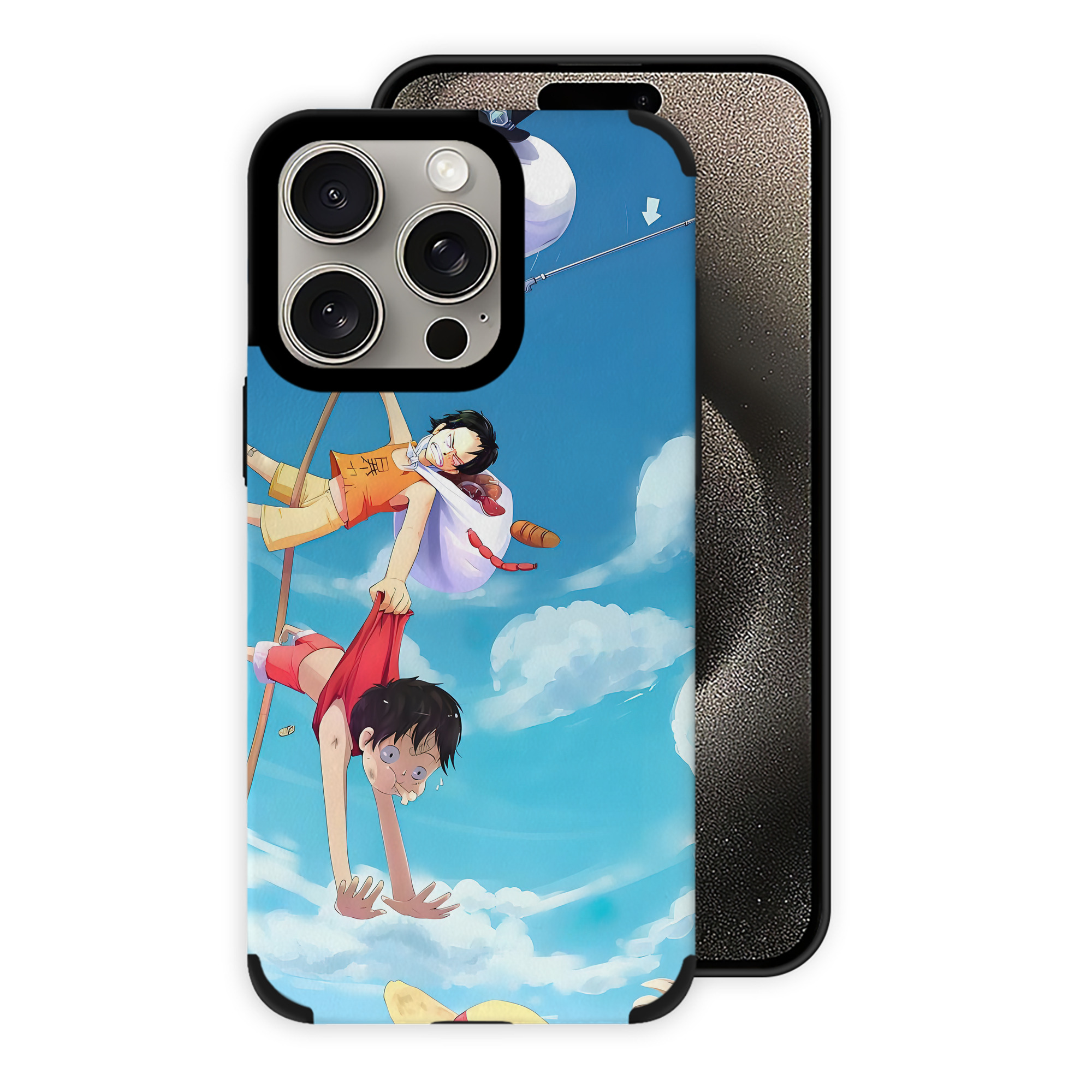 ワンピース ONE PIECE 【iPhone15ProMax対応】 PUレザー スマホケース 耐衝撃＆黄変防止