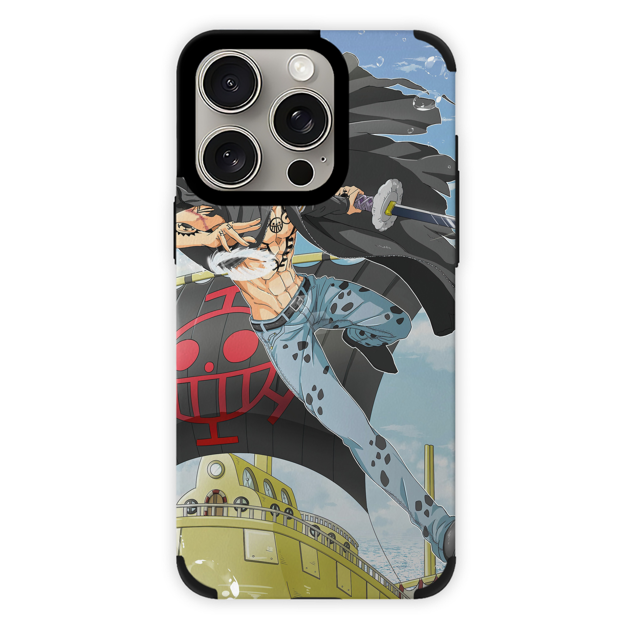 （画像用） ワンピース ONE PIECE 【iPhone15ProMax対応】 PUレザー スマホケース 耐衝撃＆黄変防止