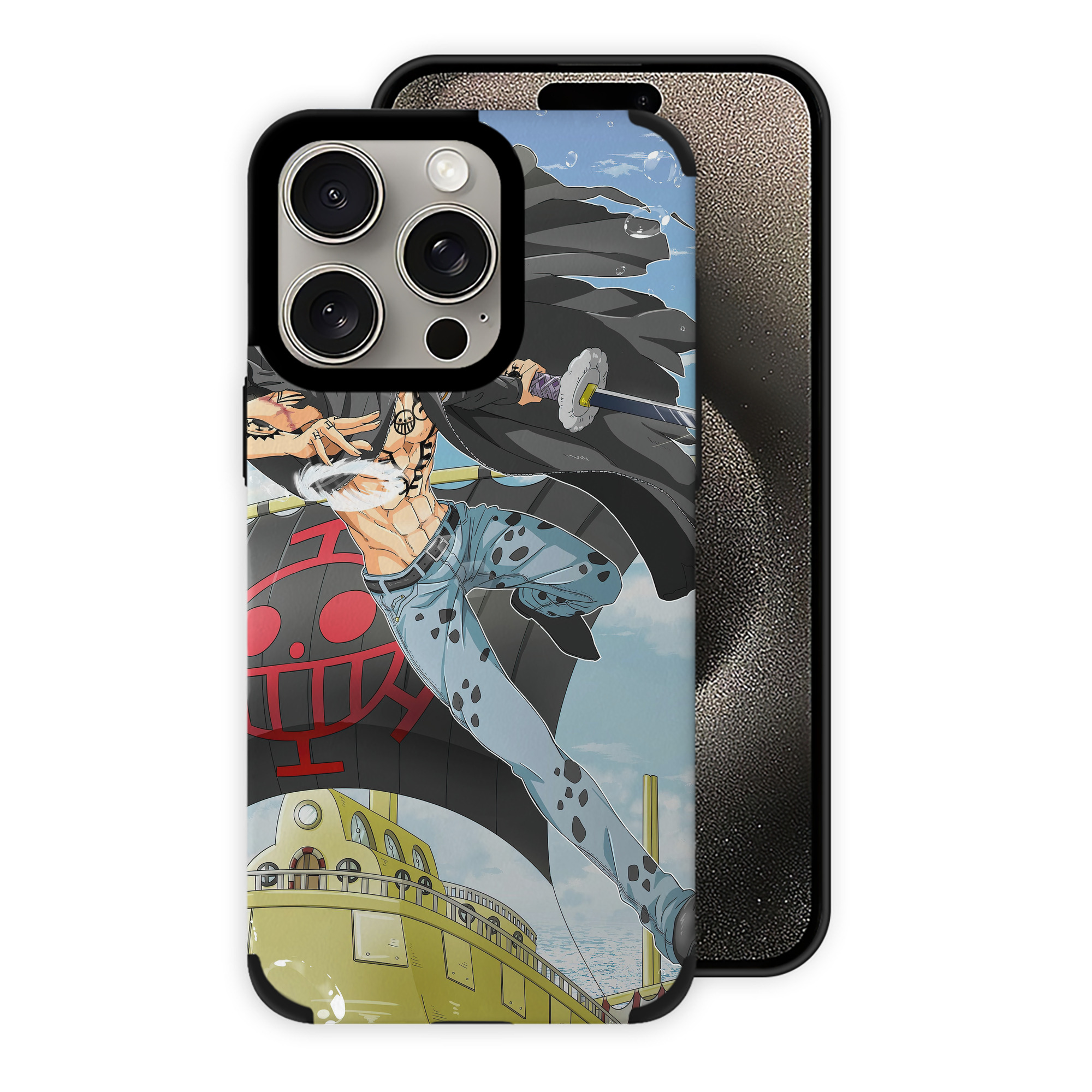 ワンピース ONE PIECE 【iPhone15ProMax対応】 PUレザー スマホケース 耐衝撃＆黄変防止
