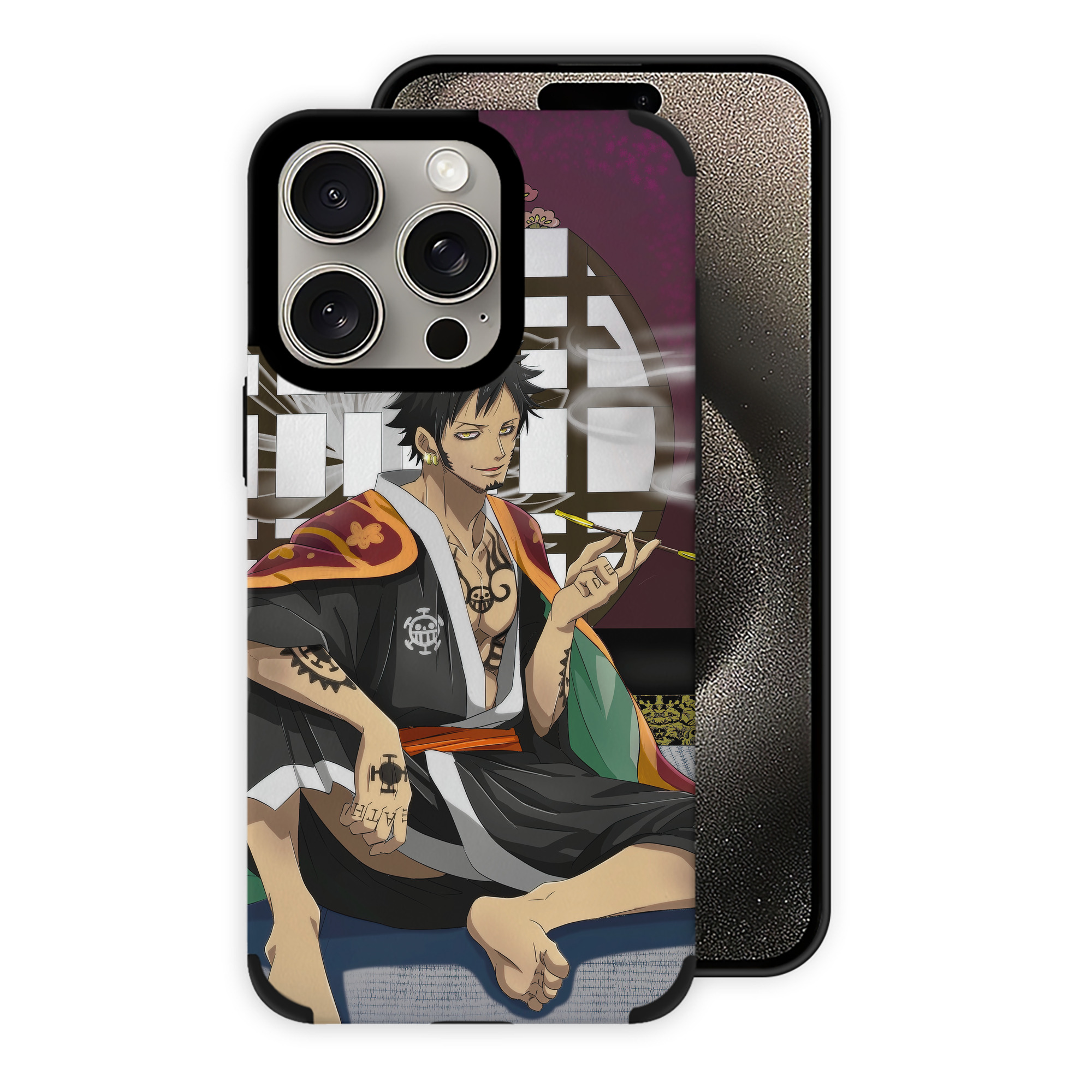 ワンピース ONE PIECE 【iPhone15ProMax対応】 PUレザー スマホケース 耐衝撃＆黄変防止