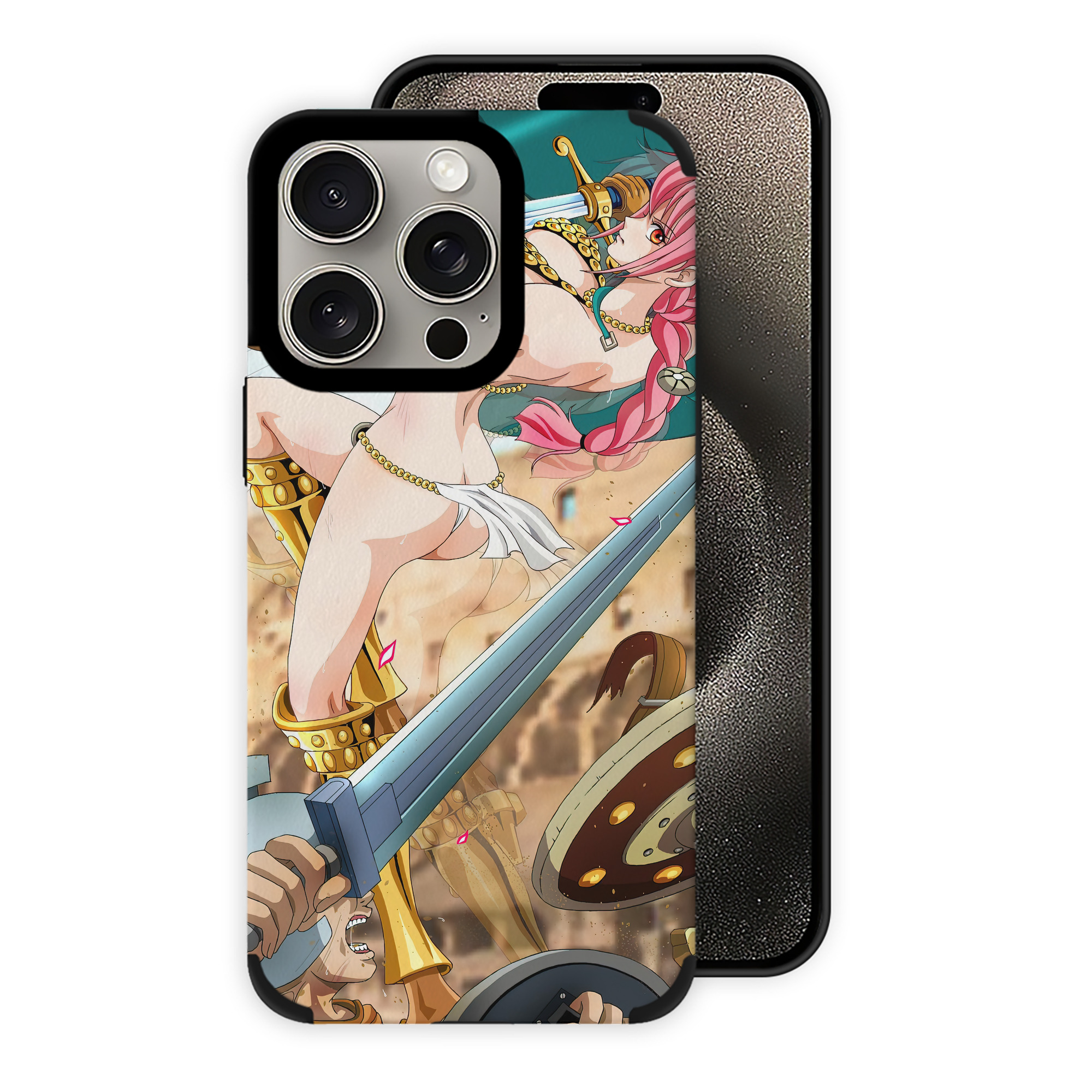 ワンピース ONE PIECE 【iPhone15ProMax対応】 PUレザー スマホケース 耐衝撃＆黄変防止