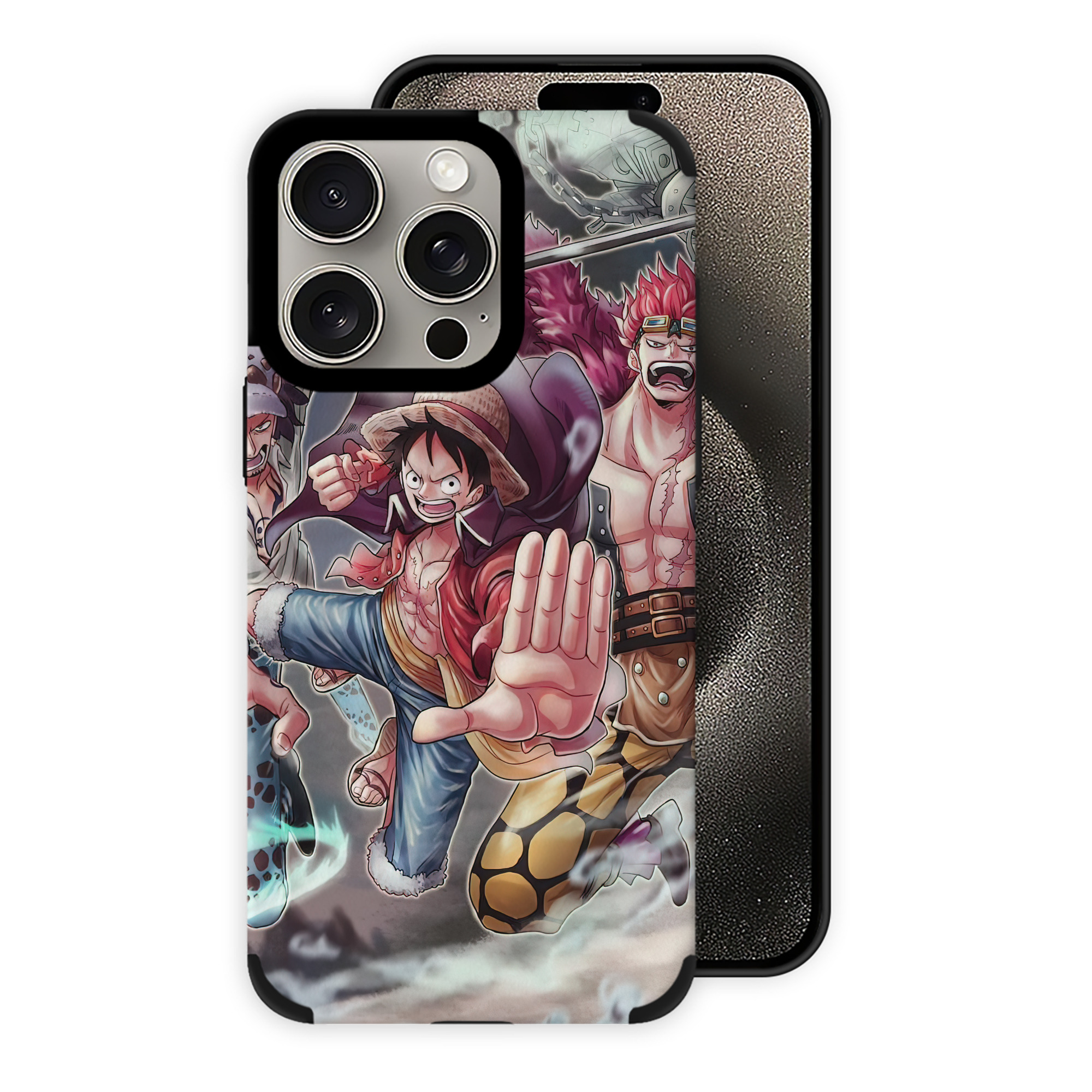 ワンピース ONE PIECE 【iPhone15ProMax対応】 PUレザー スマホケース 耐衝撃＆黄変防止